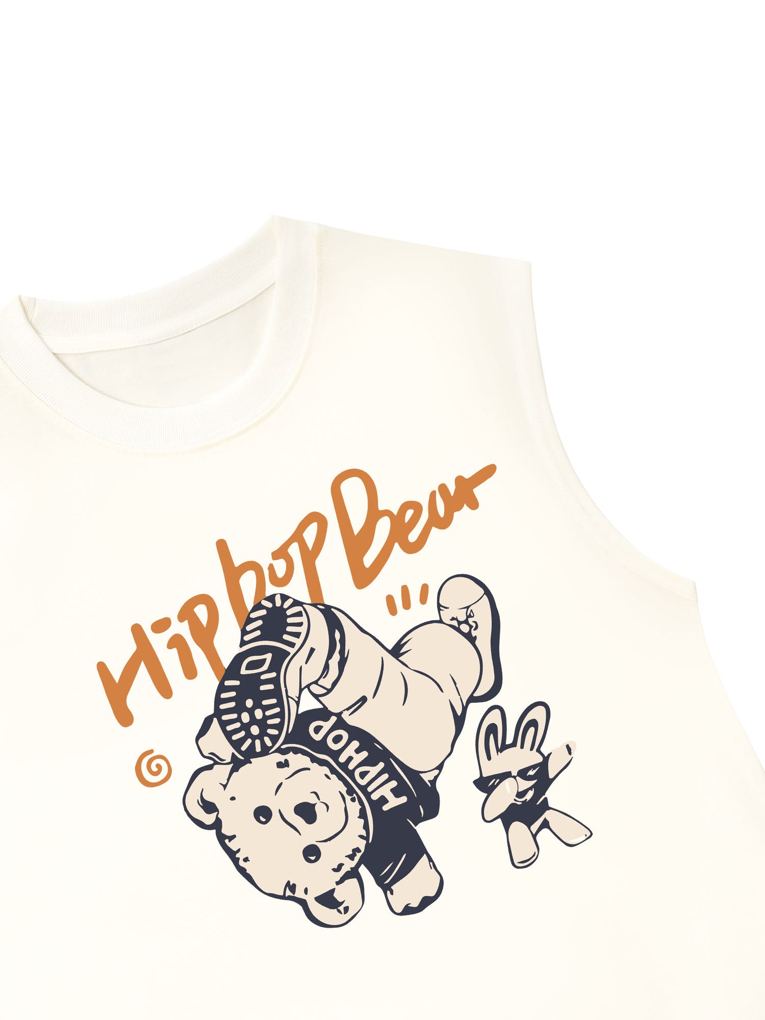 Áo Ba Lỗ Relaxed Fit Hip Hop Bear
