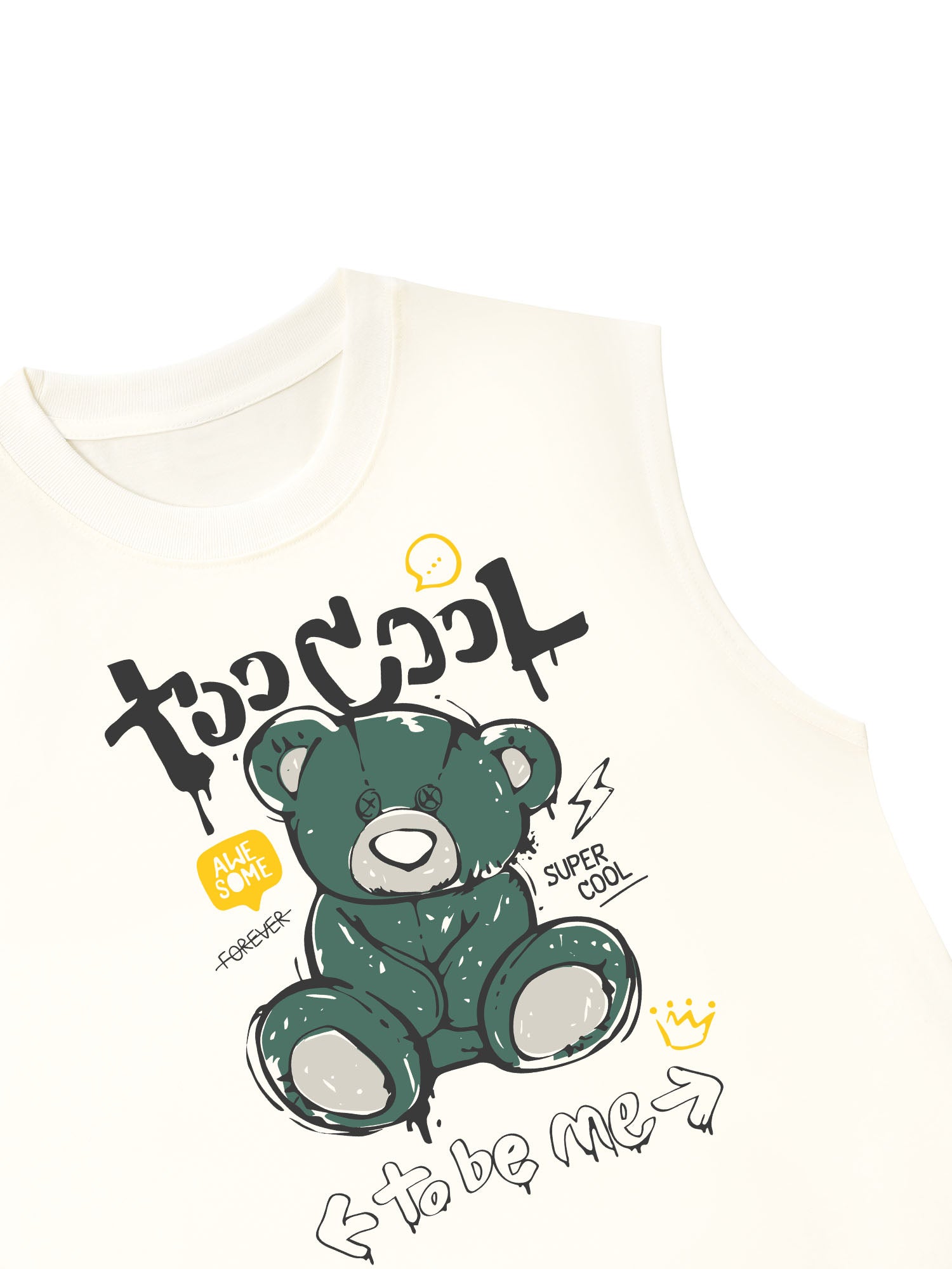 Áo Ba Lỗ Relaxed Fit Too Cool To Be Me