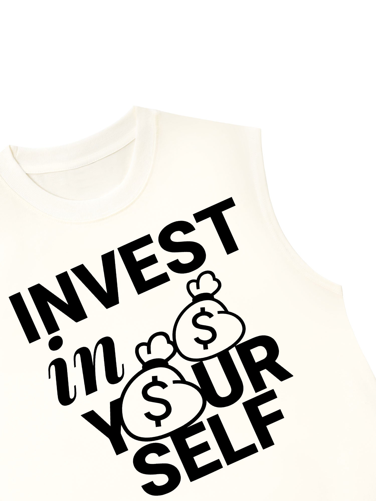 Áo Ba Lỗ Relaxed Fit Money Invest In Yourself