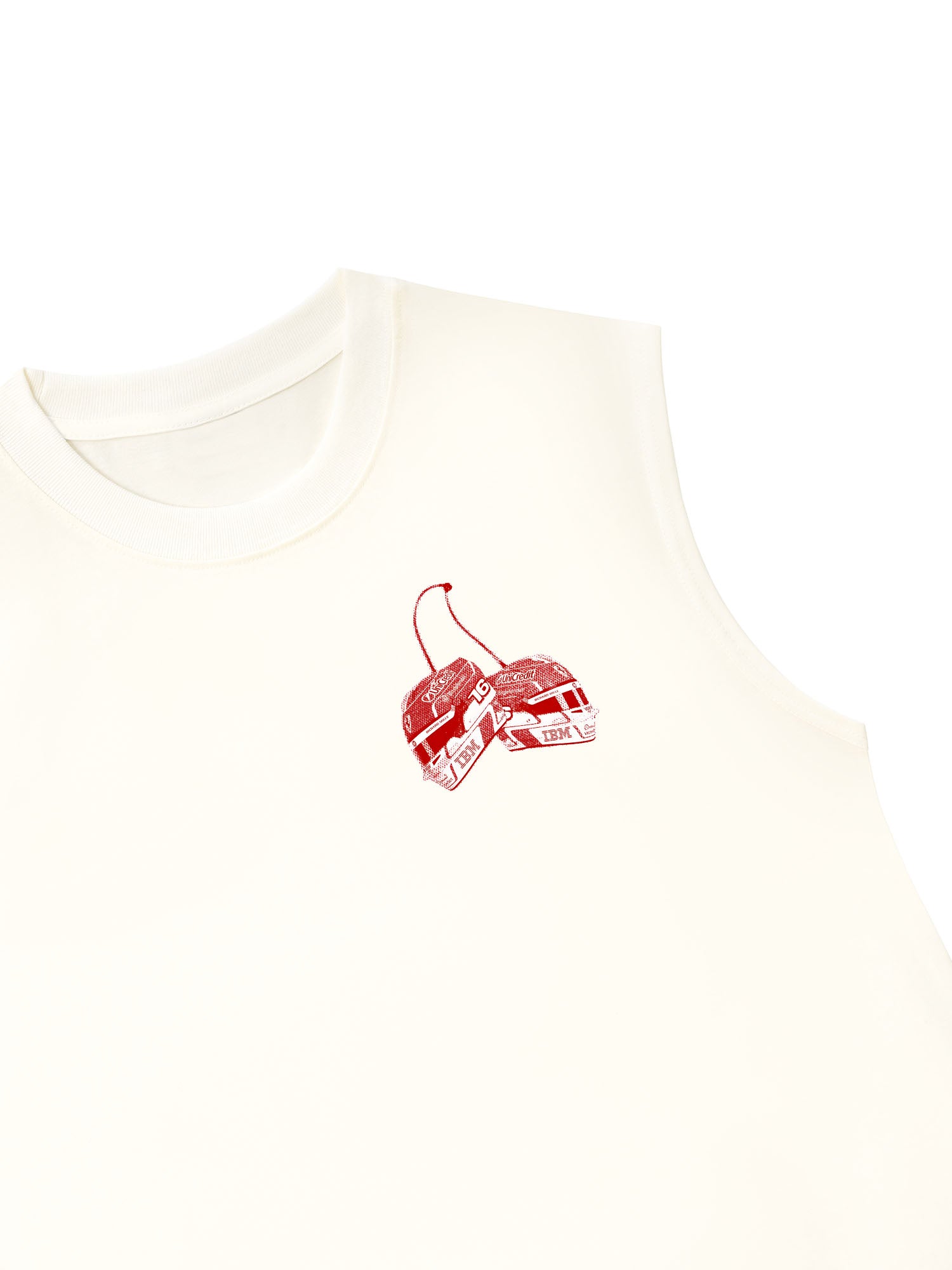 Áo Ba Lỗ Relaxed Fit Ferrari Red Cherry Scuredia