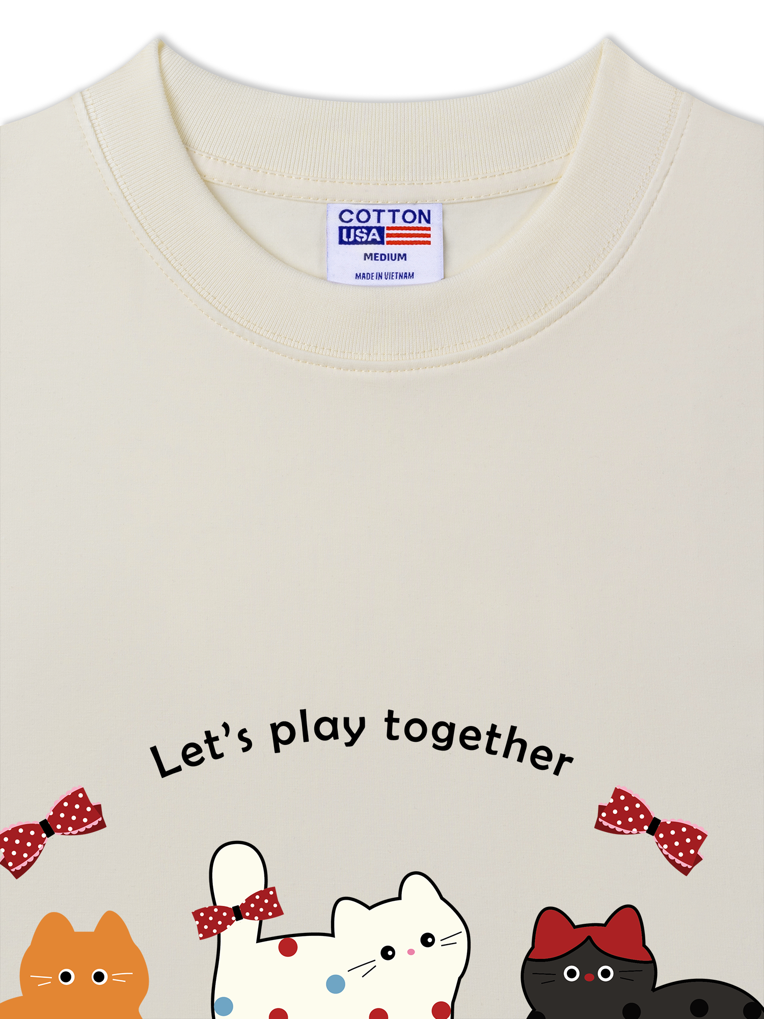 Áo Thun Relaxed Fit Dotty Mood Play Together