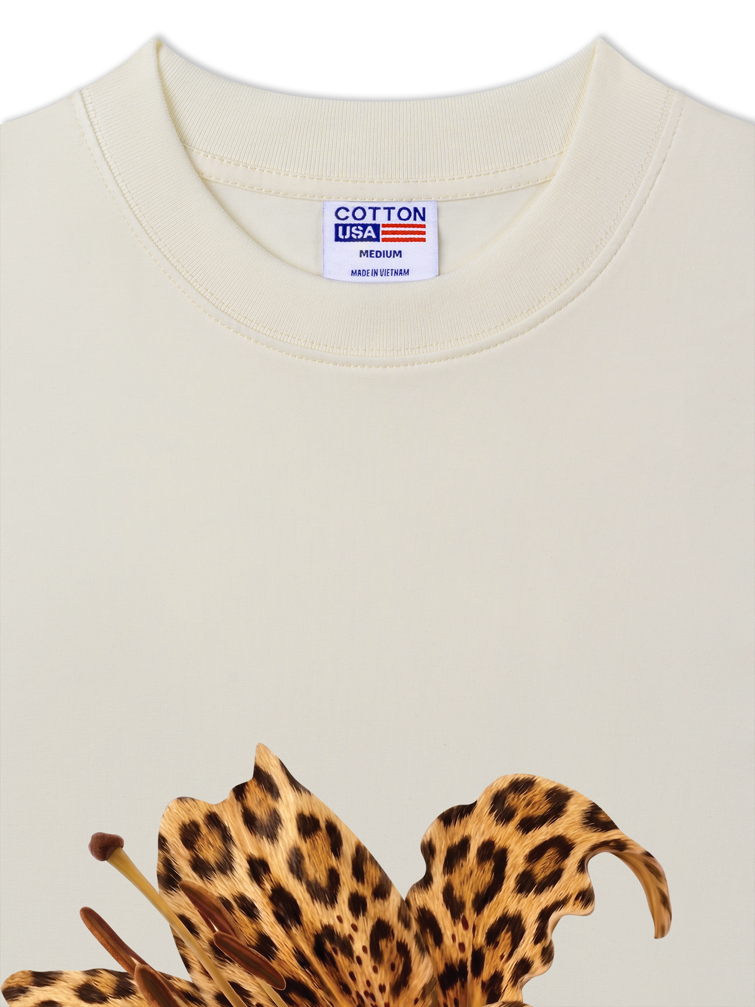 Áo Thun Relaxed Fit Urban Leopard Flower