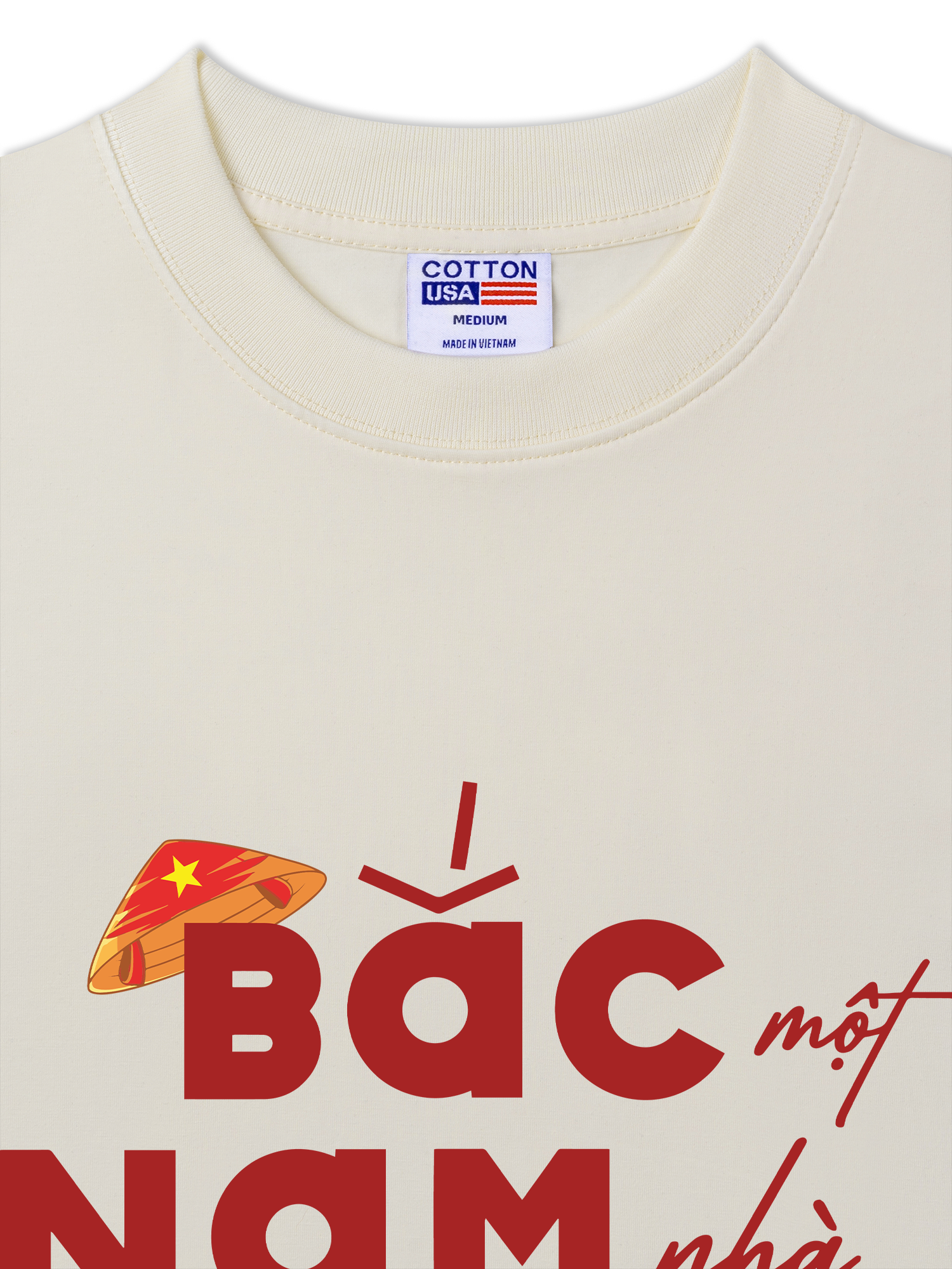 Áo Thun Relaxed Fit Bắc Nam Một Nhà