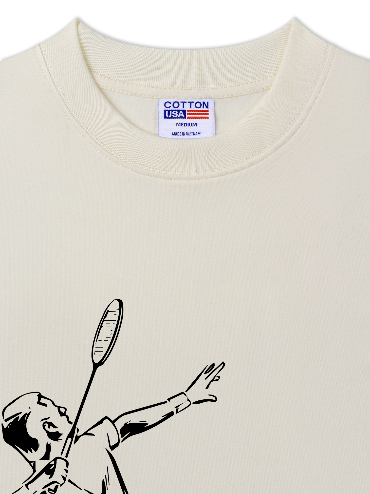 Áo Thun Relaxed Fit Badminton Life Is Better With Badminton