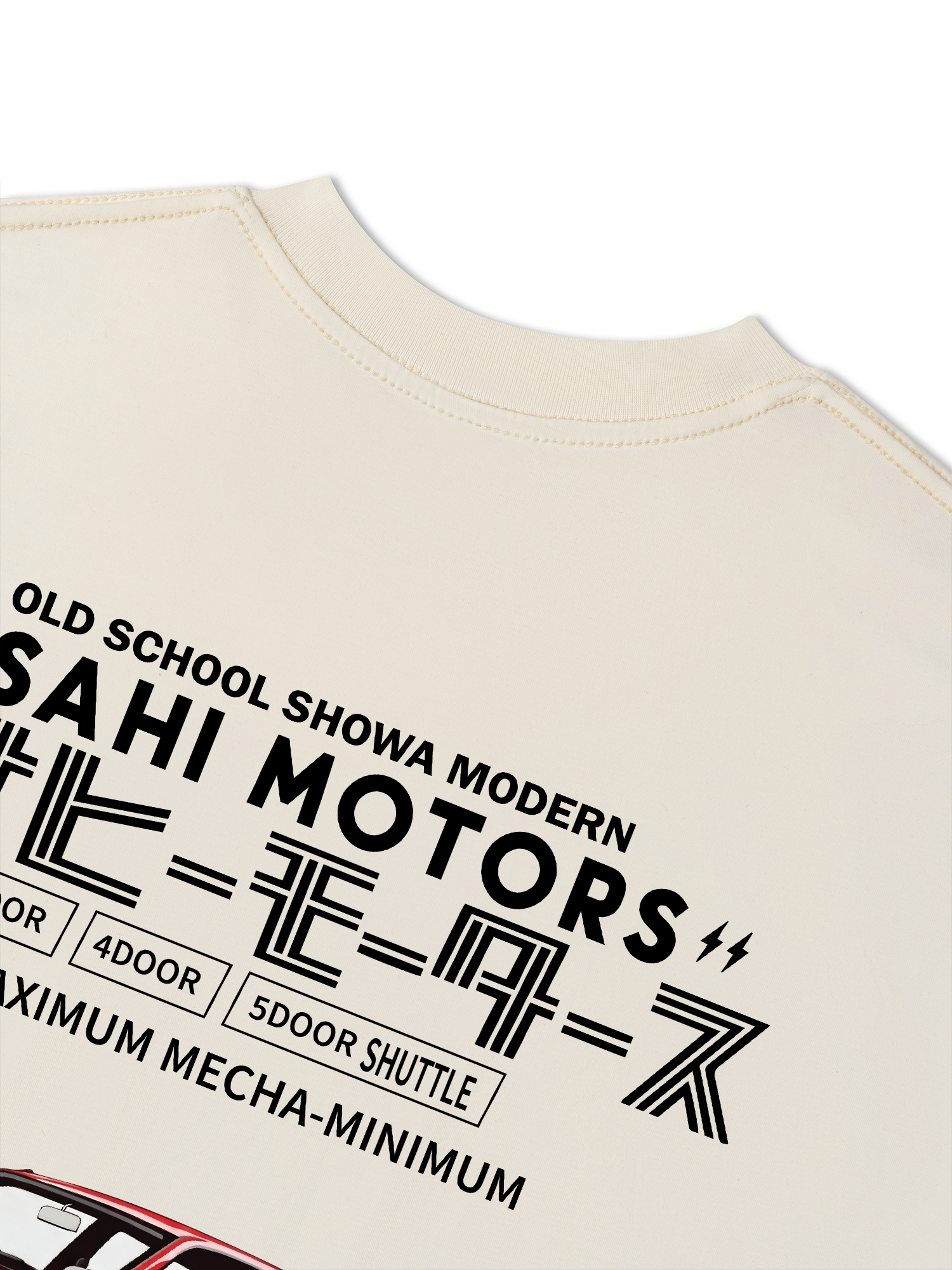 Áo Thun Relaxed Fit JDM Car Asahi Motors