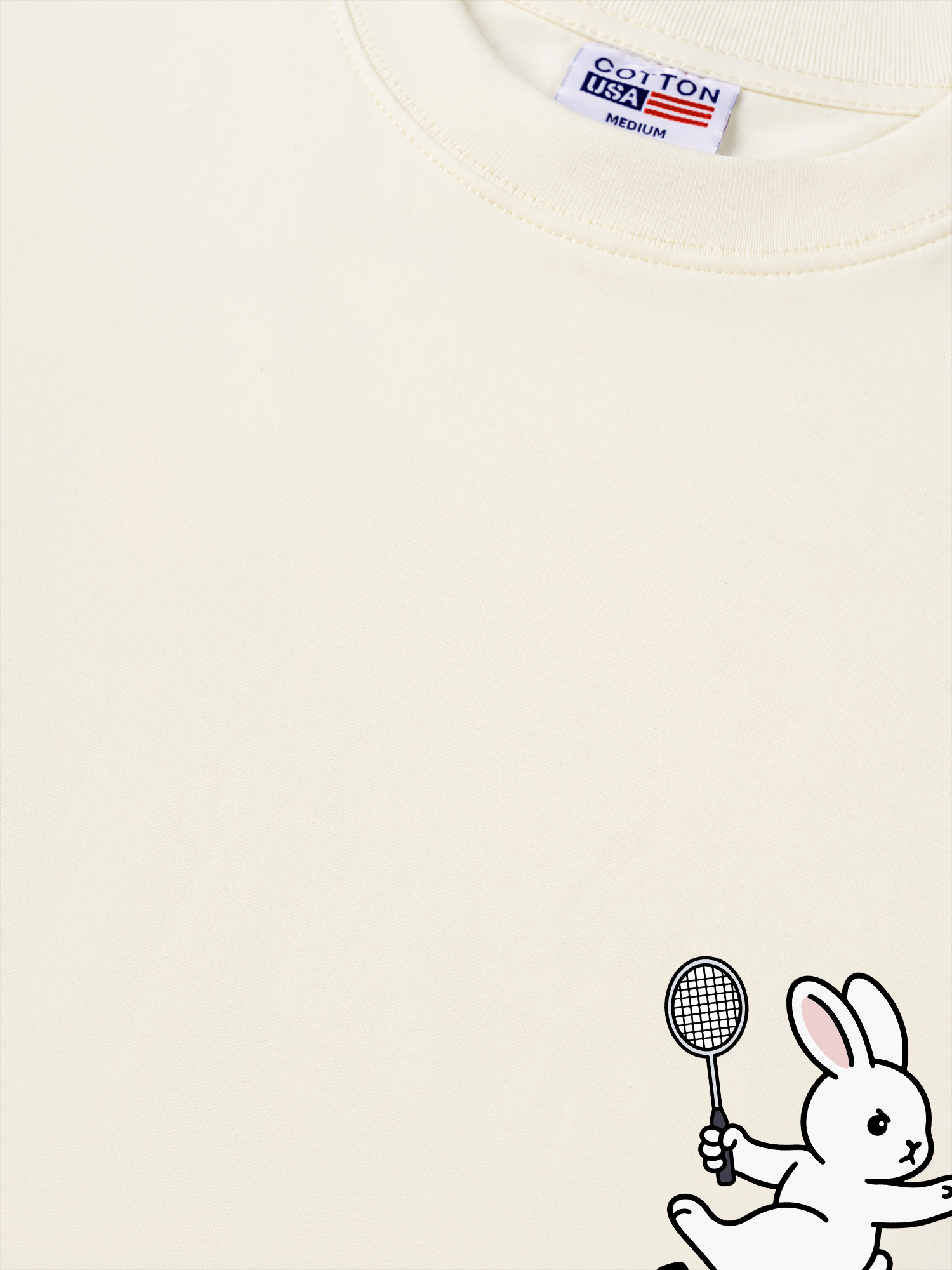 Áo Thun Relaxed Fit Badminton Just Play Have Fun