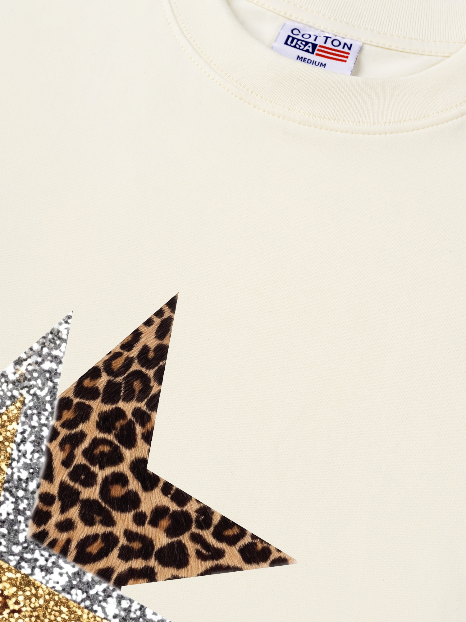 Áo Thun Relaxed Fit Urban Leopard Metallic Savage Stars