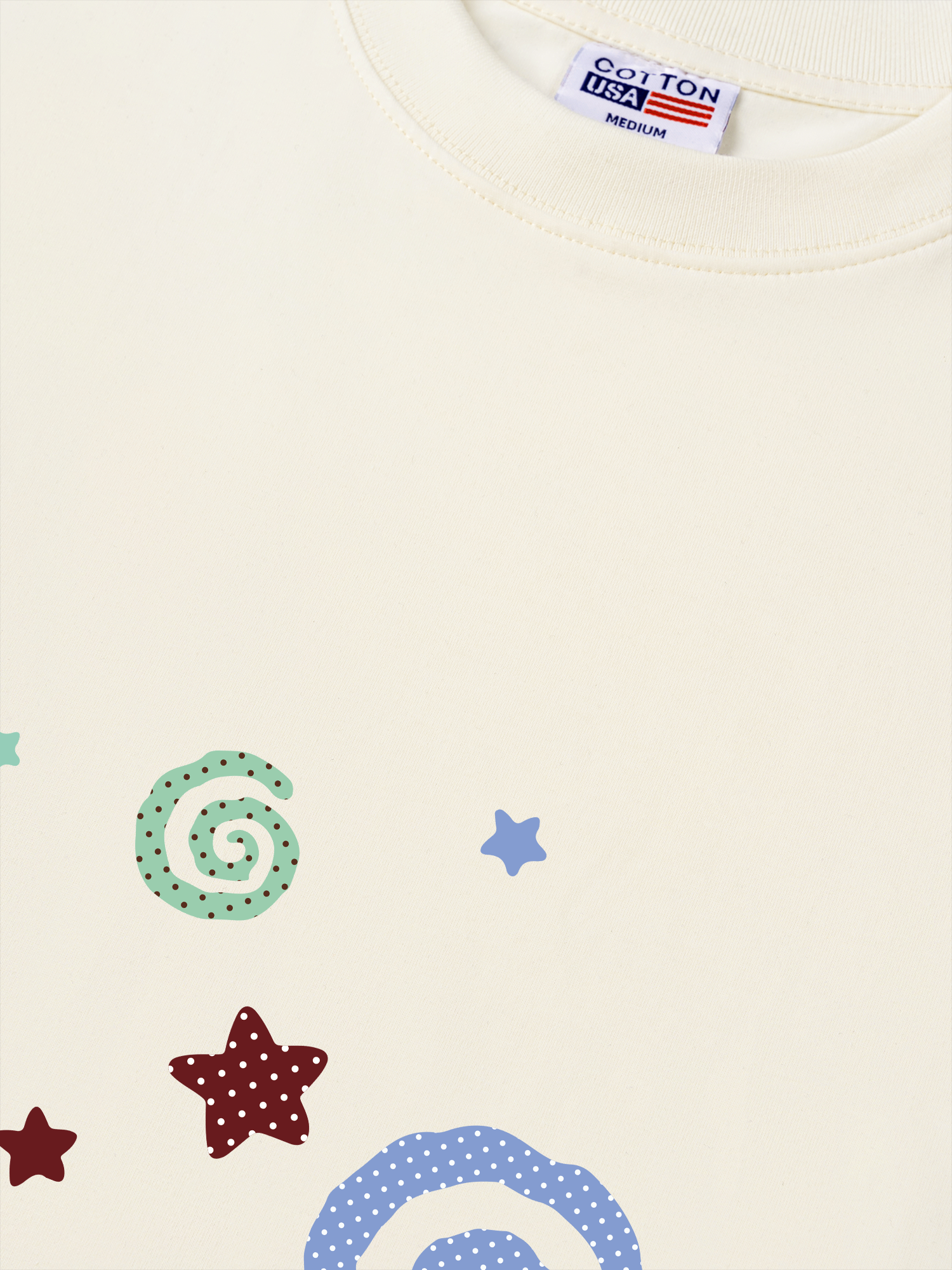 Áo Thun Relaxed Fit Dotty Mood Pastel Dreams