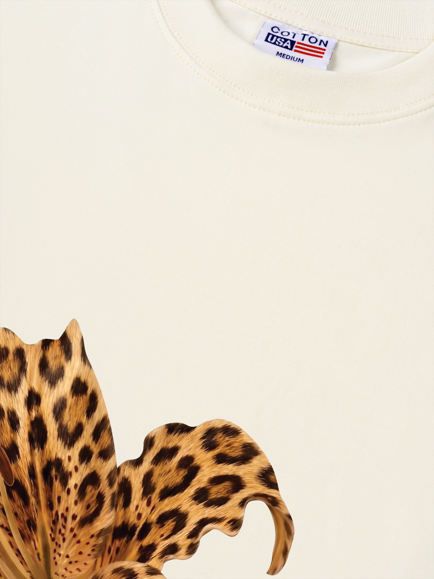 Áo Thun Relaxed Fit Urban Leopard Flower