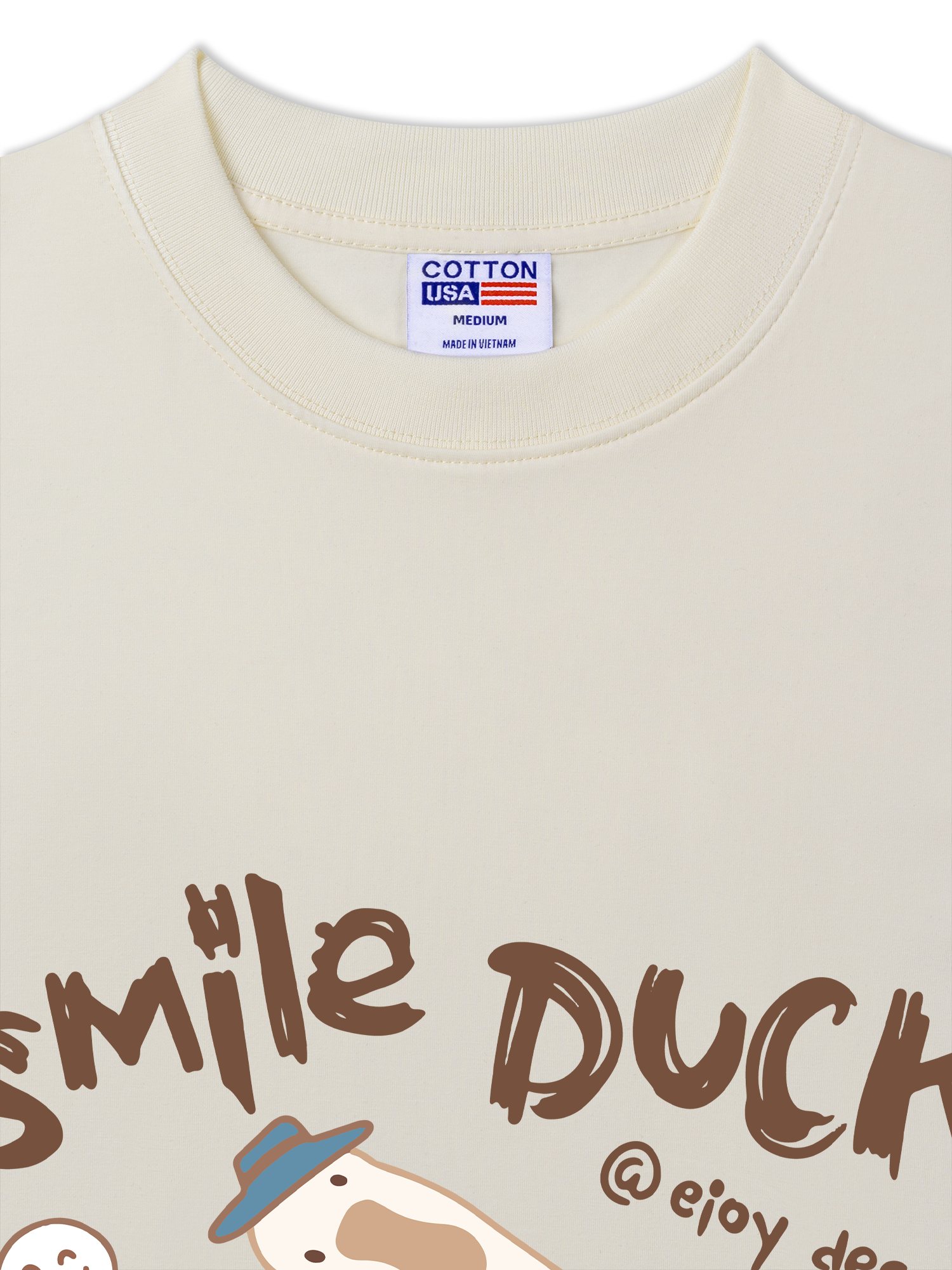 Áo Thun Relaxed Fit Farm Smile Duck