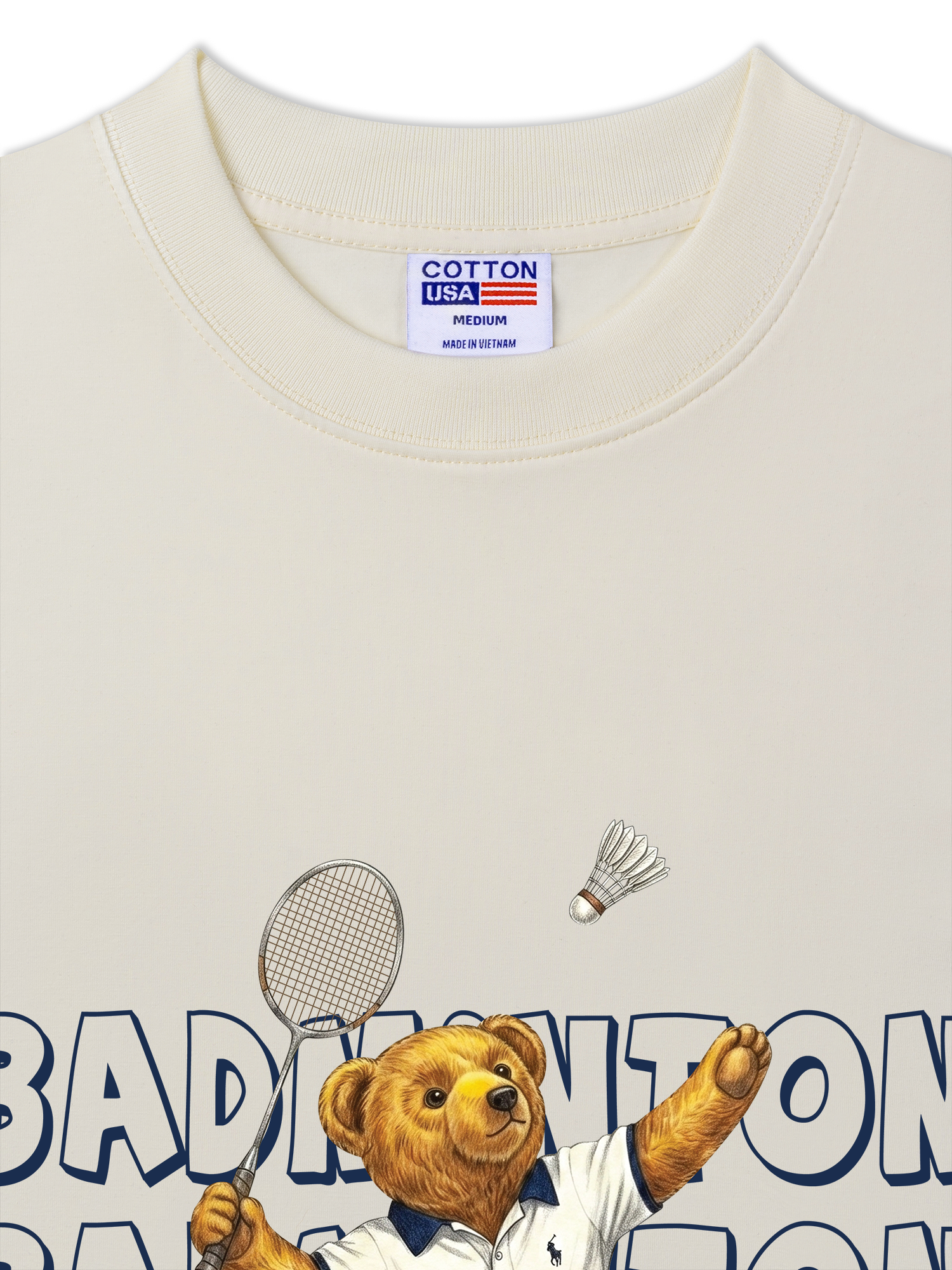 Áo Thun Relaxed Fit Badminton Teddy