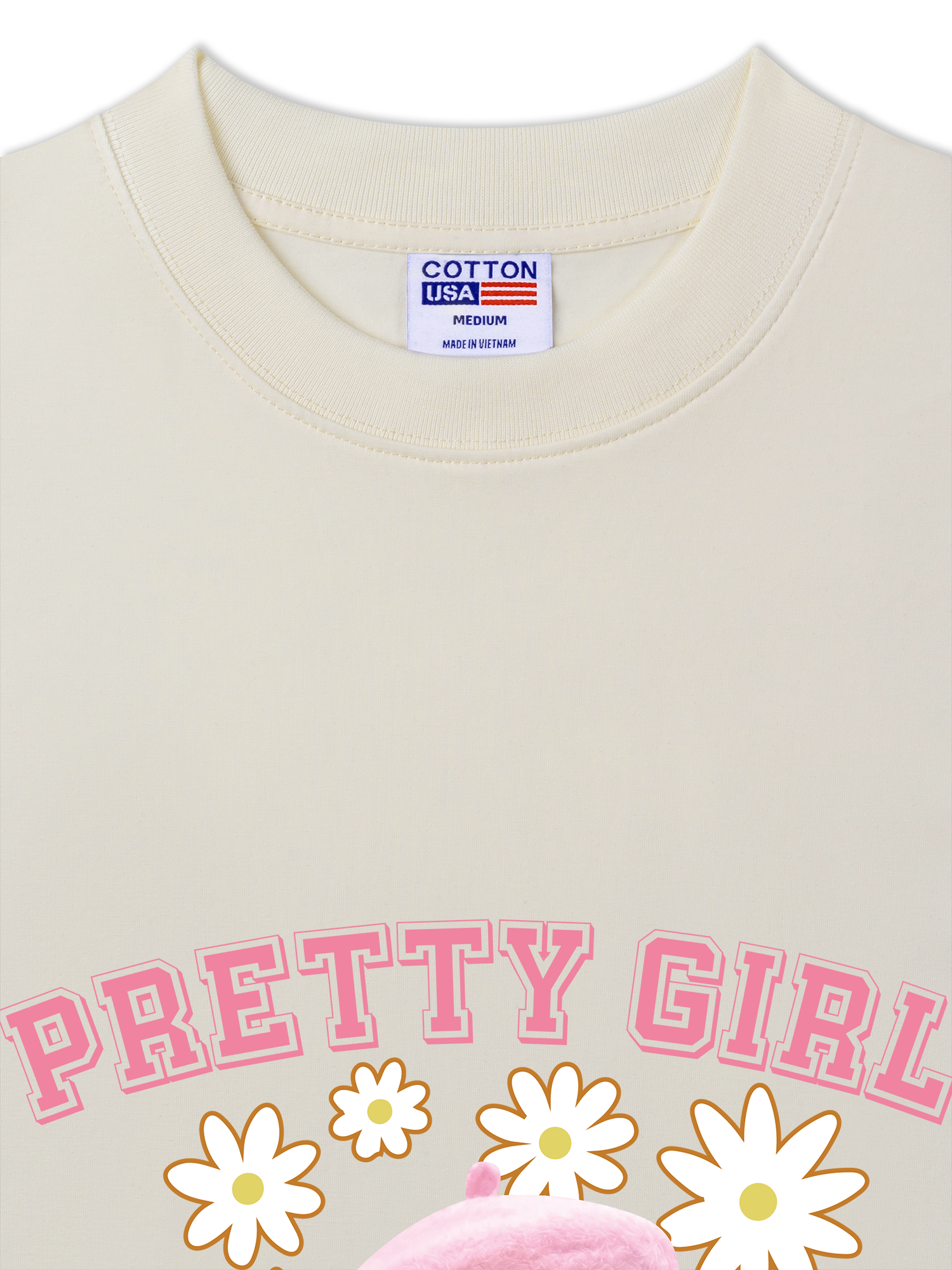 Áo Thun Relaxed Fit Cute Gang Pretty Girl
