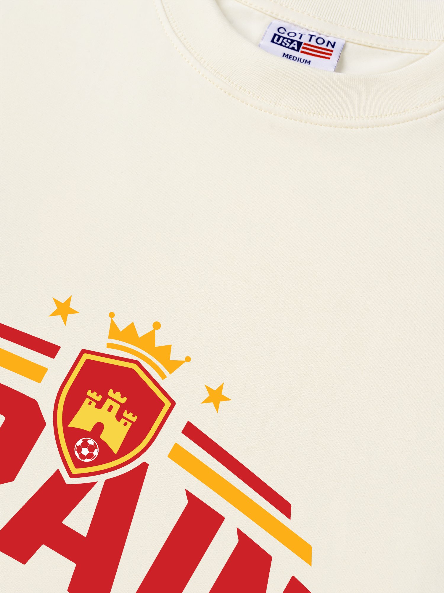 Áo Thun Relaxed Fit Soccer Spain Play With Pasion
