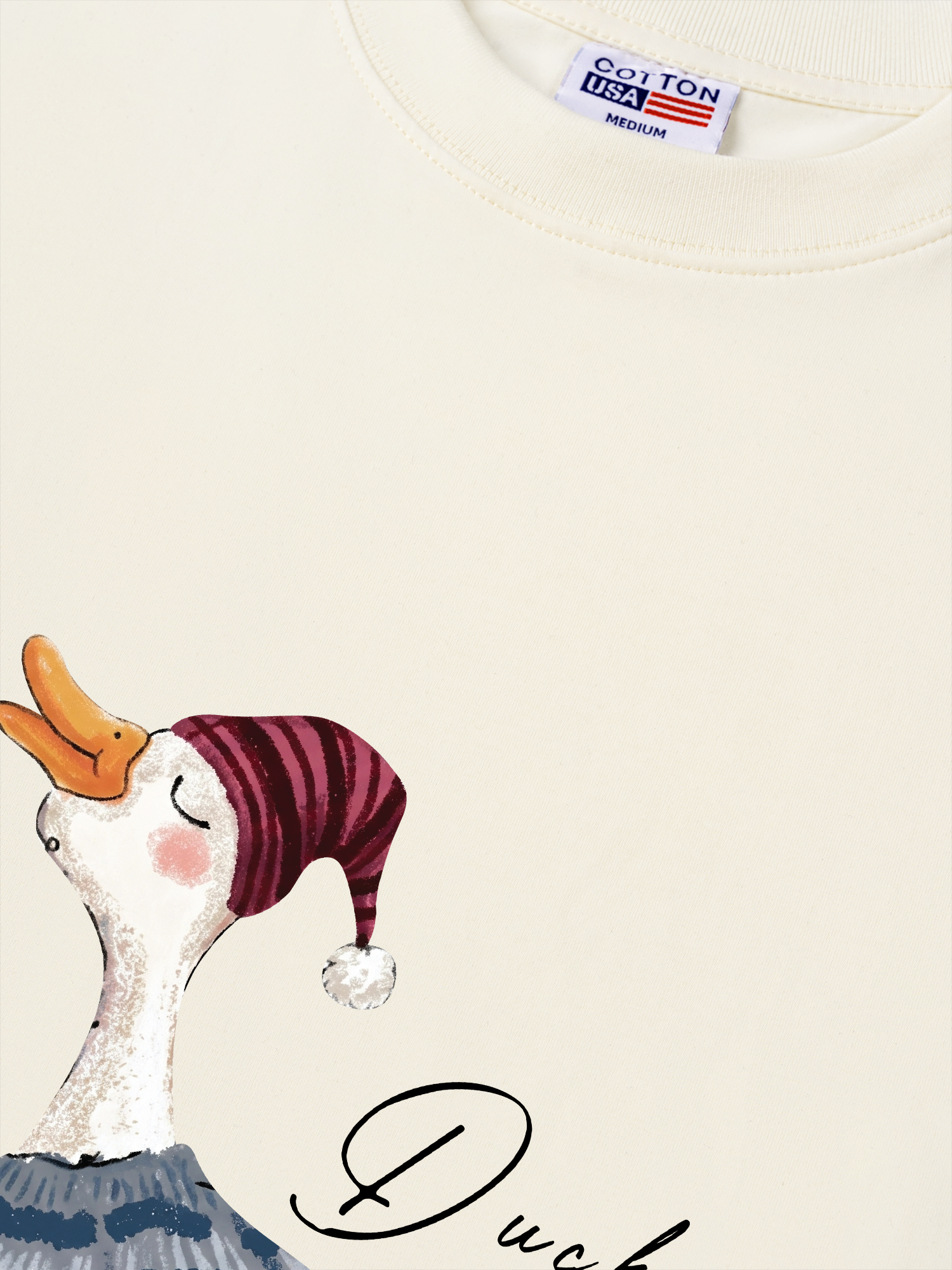 Áo Thun Relaxed Fit Farm Cute Duck