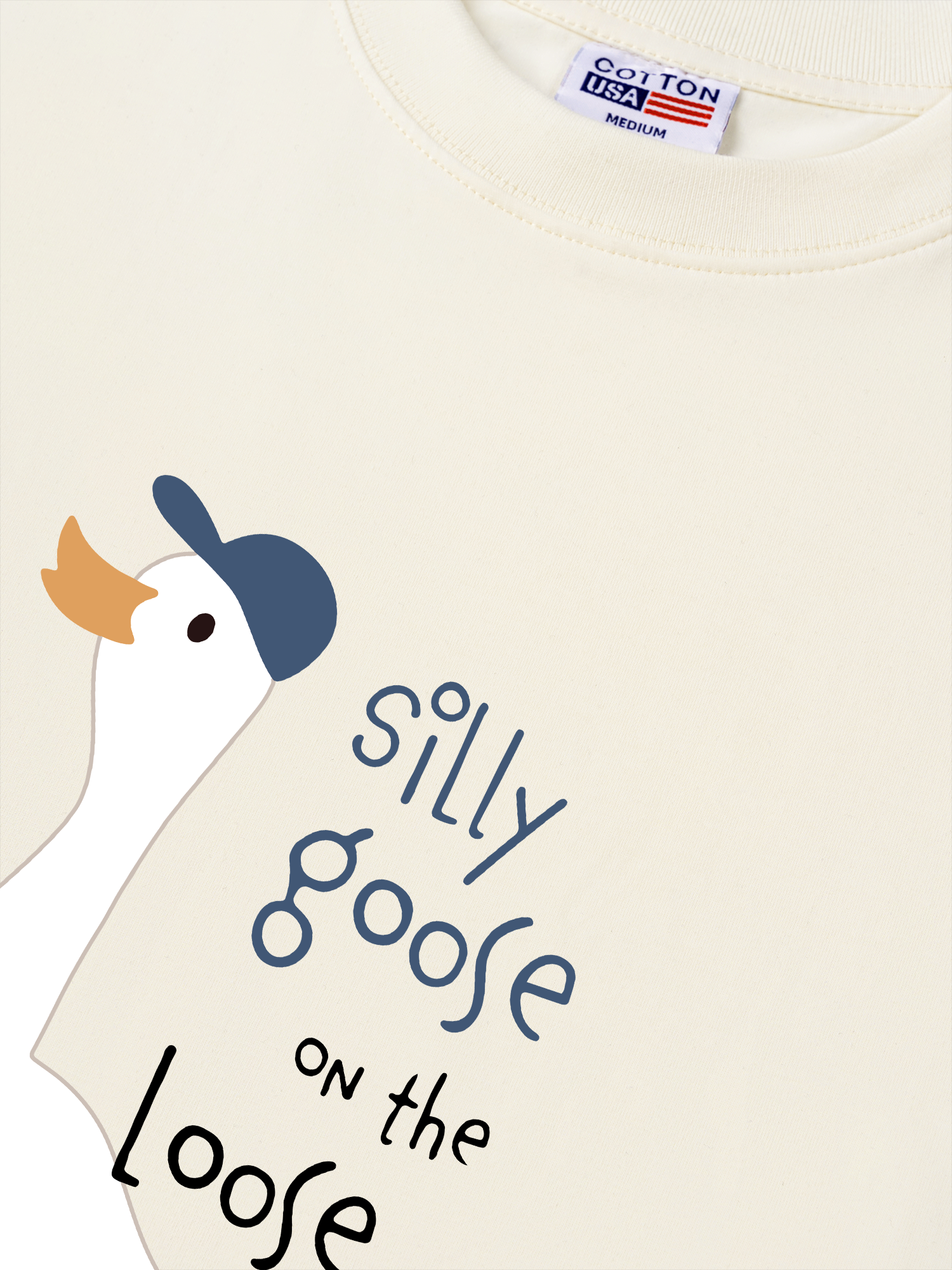 Áo Thun Relaxed Fit Farm Silly Goose On The Loose