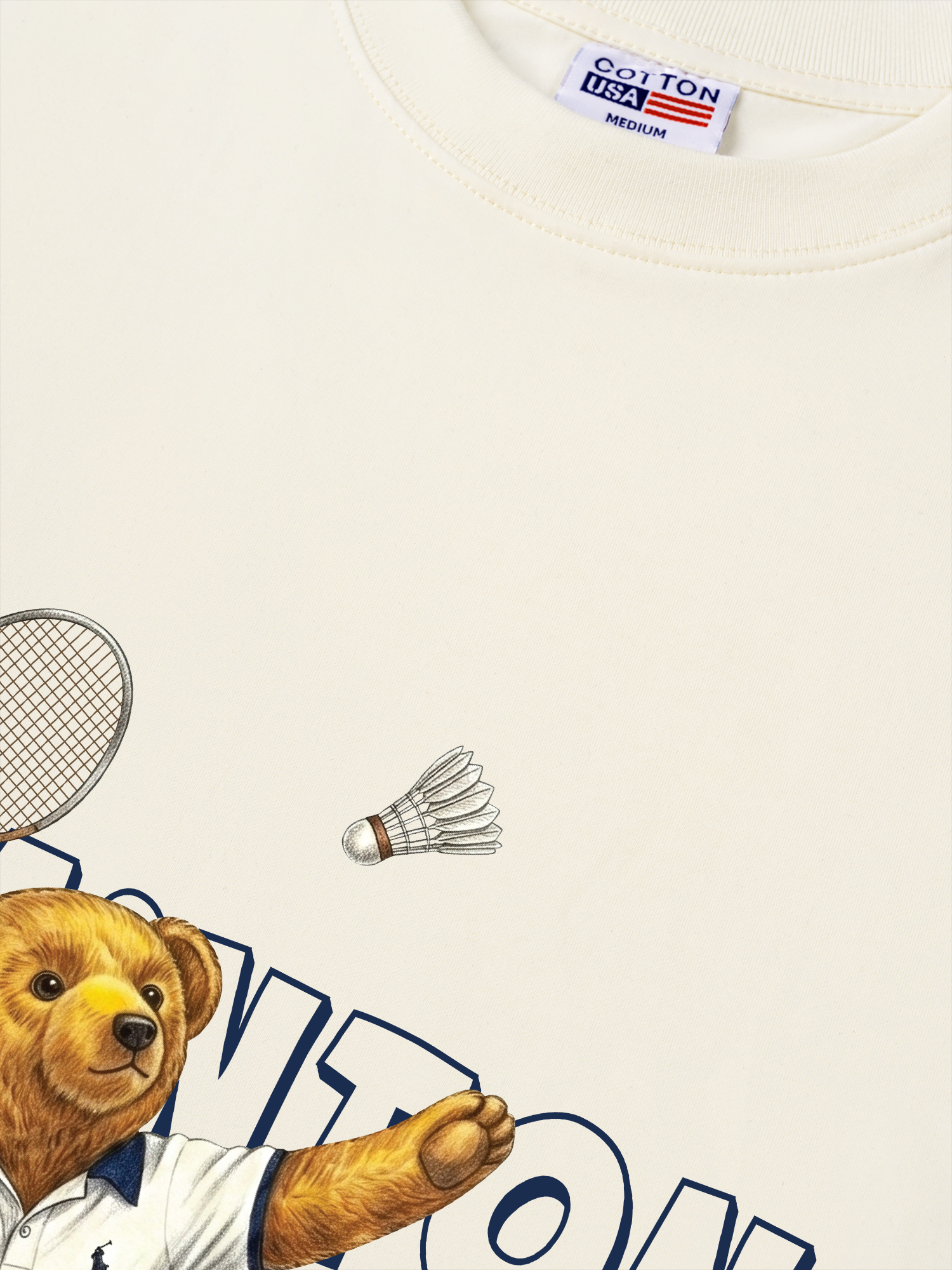 Áo Thun Relaxed Fit Badminton Teddy