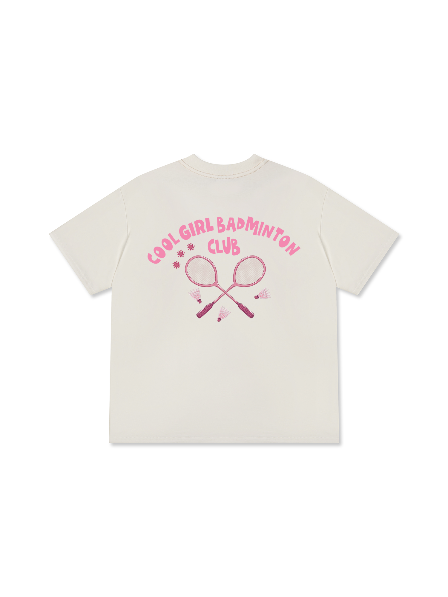 Áo Thun Relaxed Fit Badminton Cool Girl Club