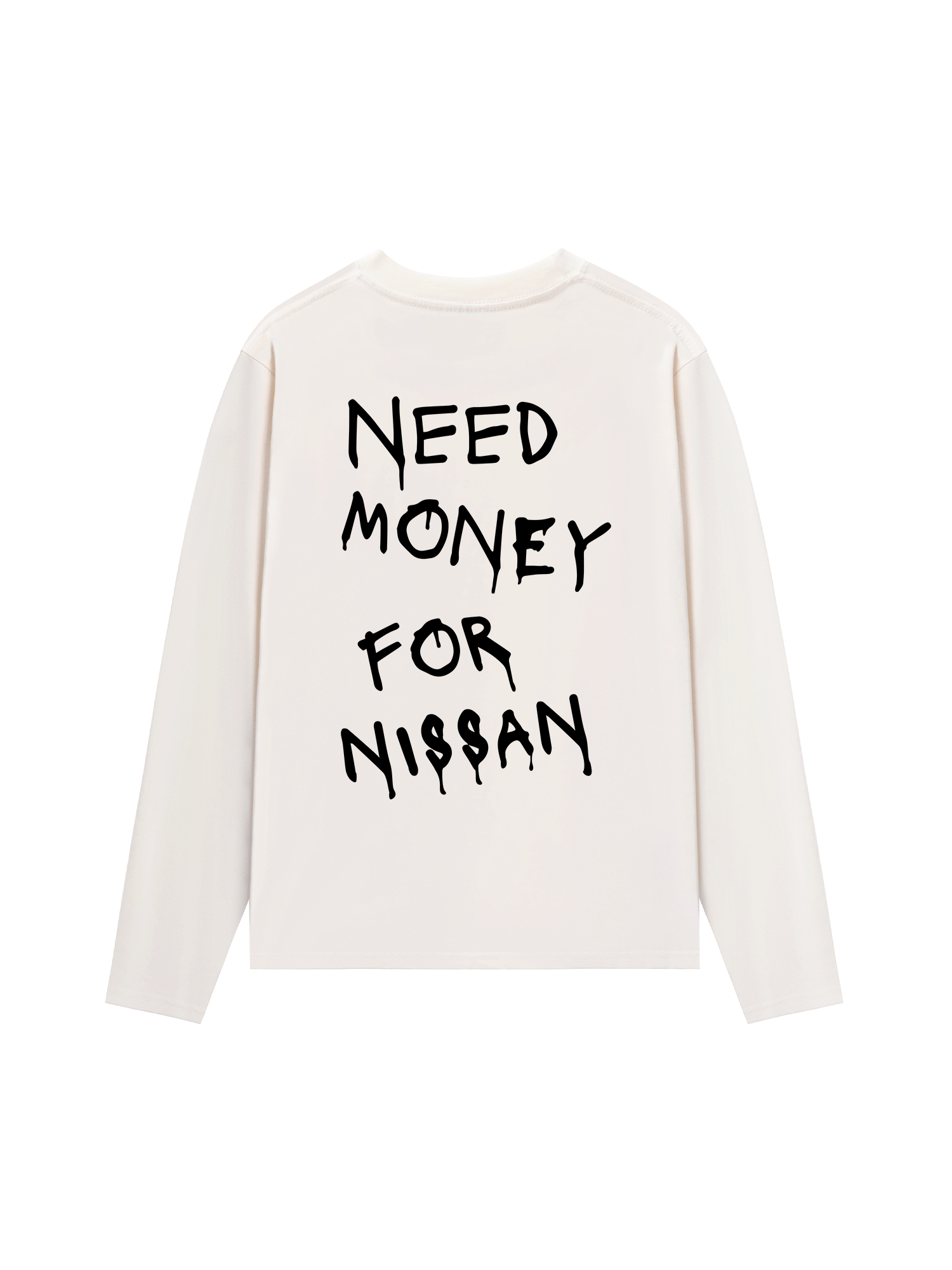 Áo Thun Dài Tay  Need Money For Nissan