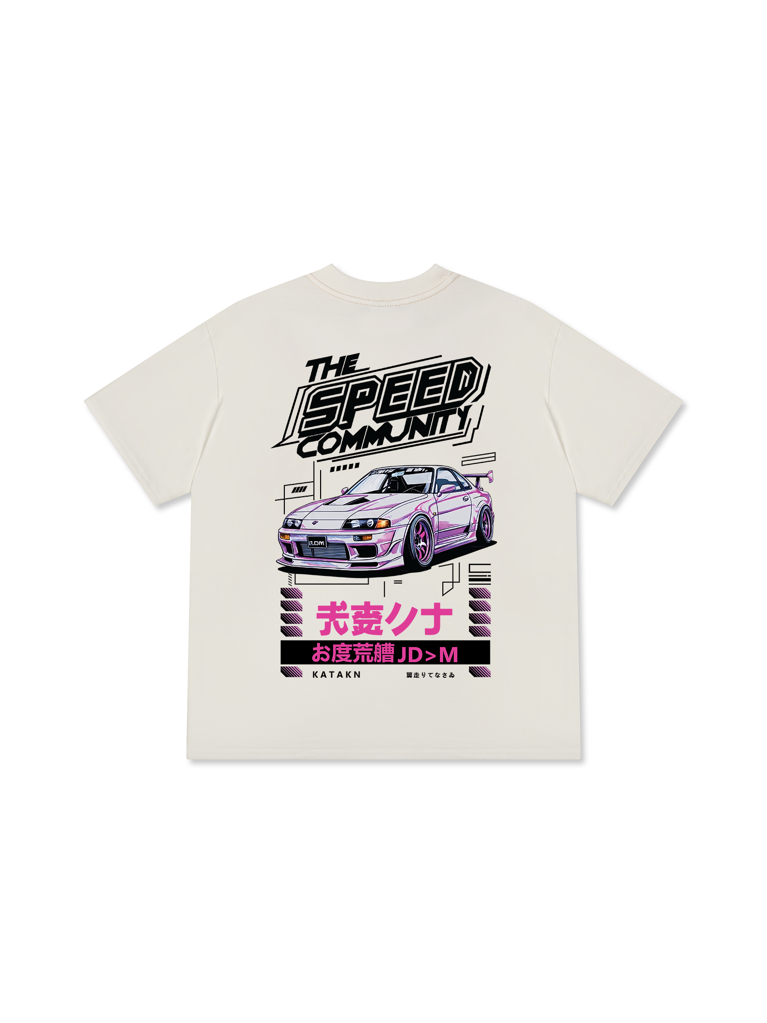 Áo Thun Relaxed Fit JDM Car Speed Community Cyber Tuner