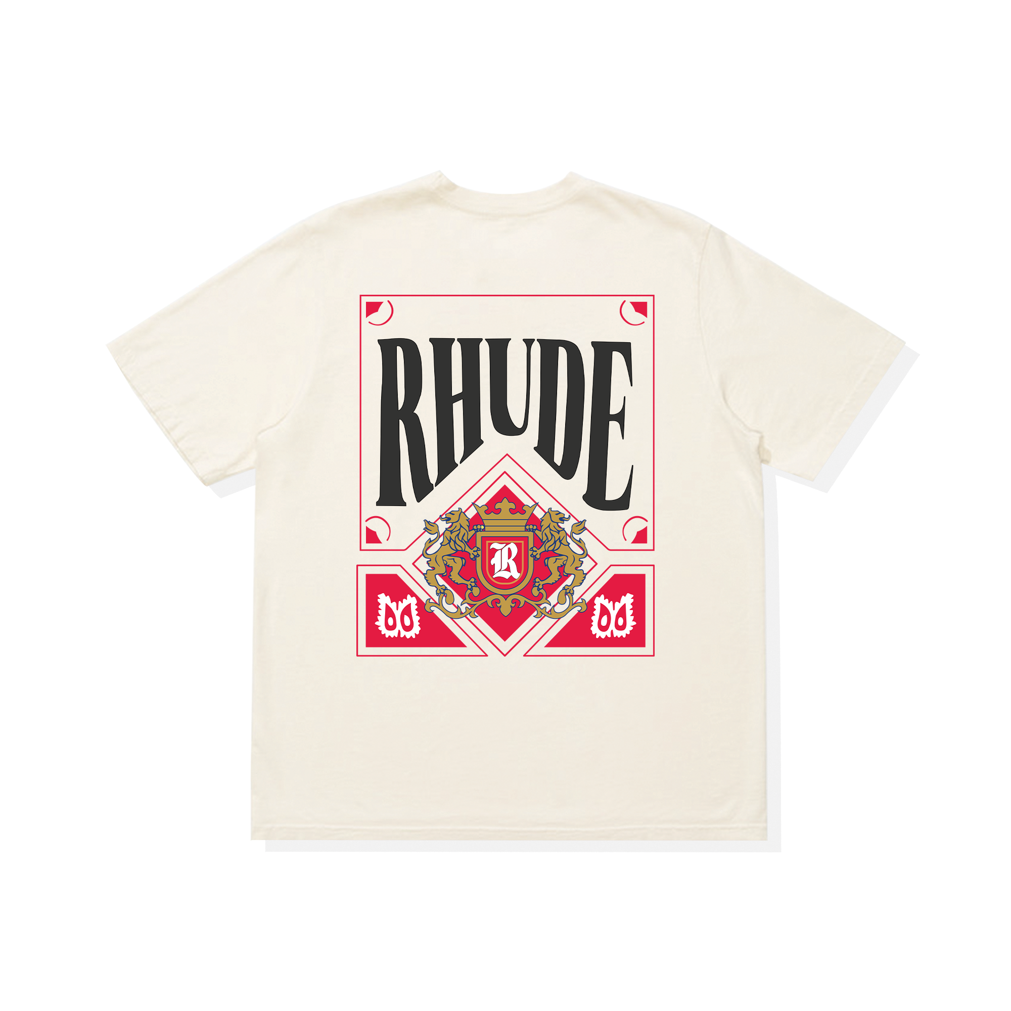 Áo Thun Oversize RHUDE CARD Red