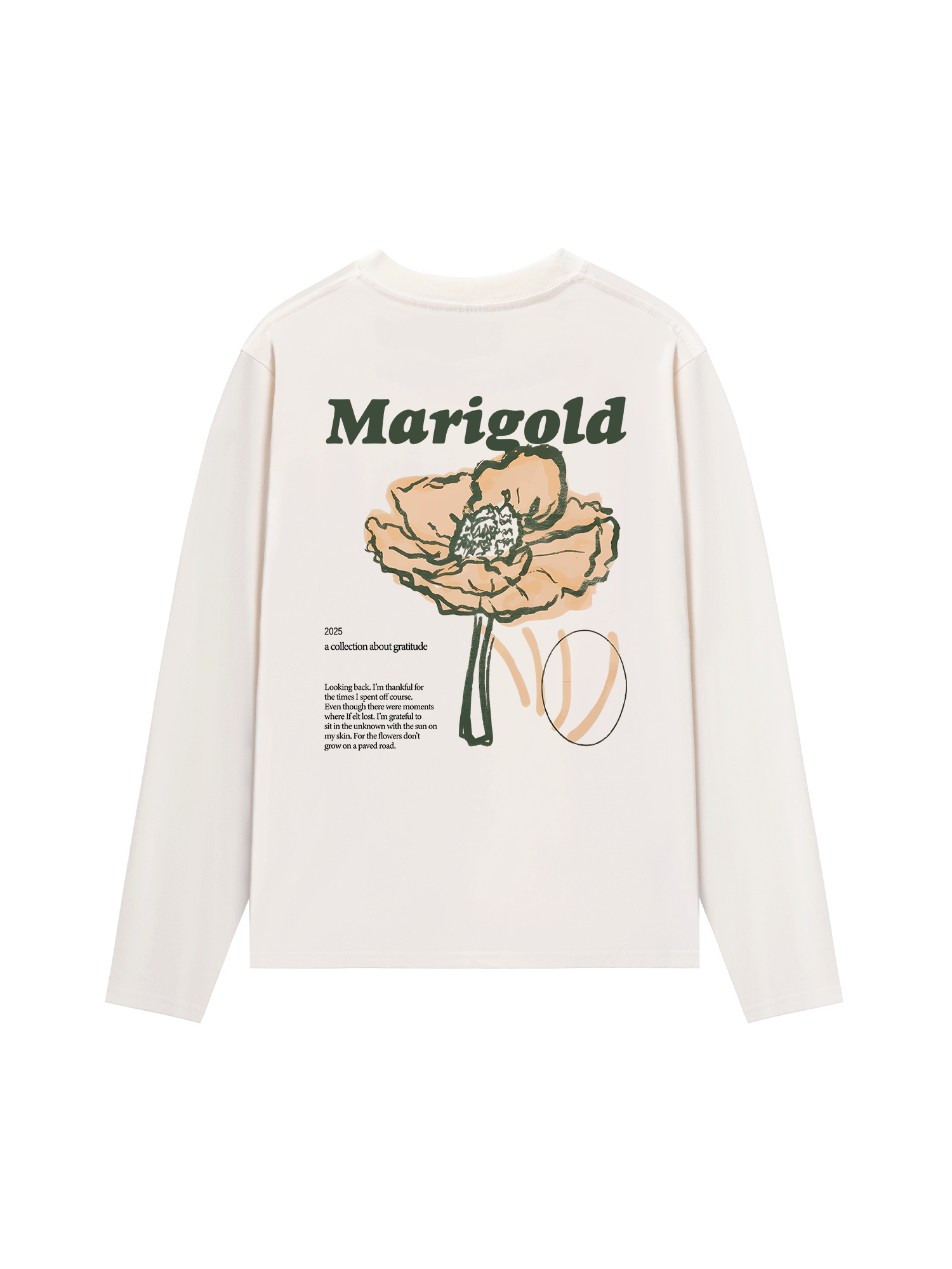 Áo Thun Dài Tay Floral Marigod