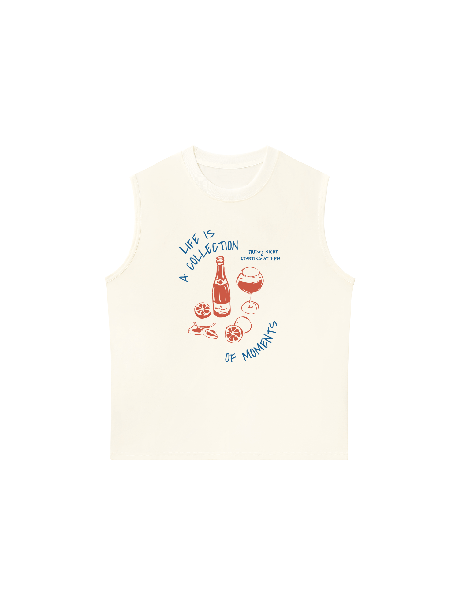 Áo Ba Lỗ Relaxed Fit Life Is A Collection