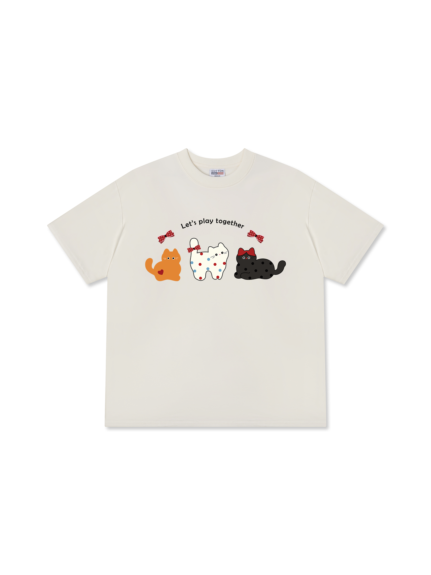 Áo Thun Relaxed Fit Dotty Mood Play Together