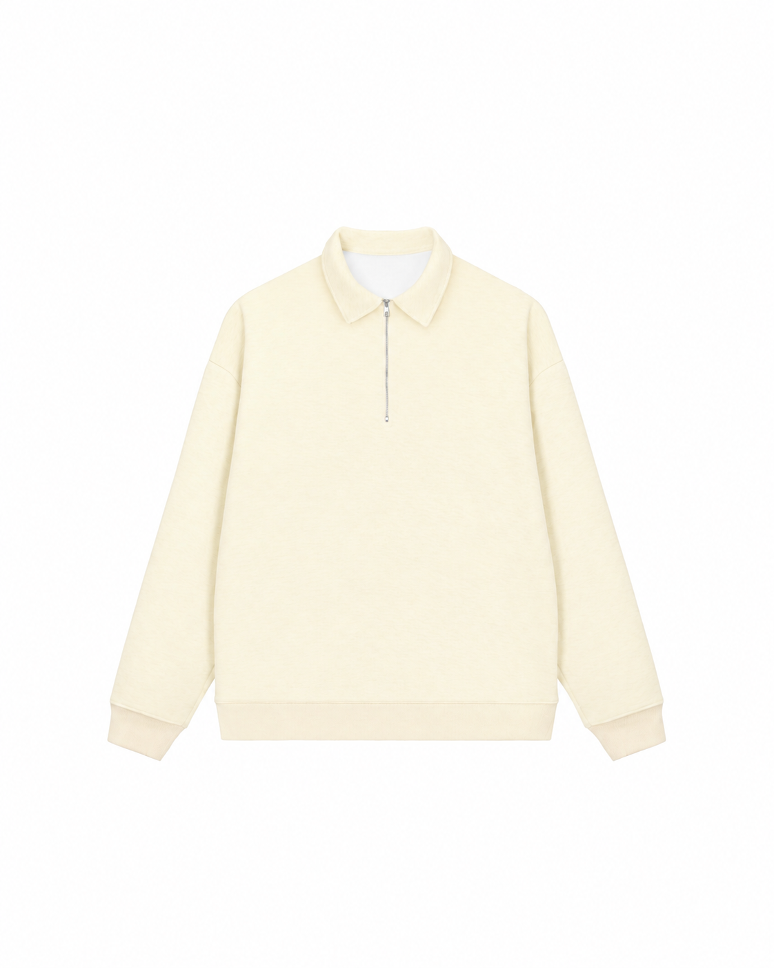 Áo Sweater Polo Nỉ Hai Da Cotton USA Basic