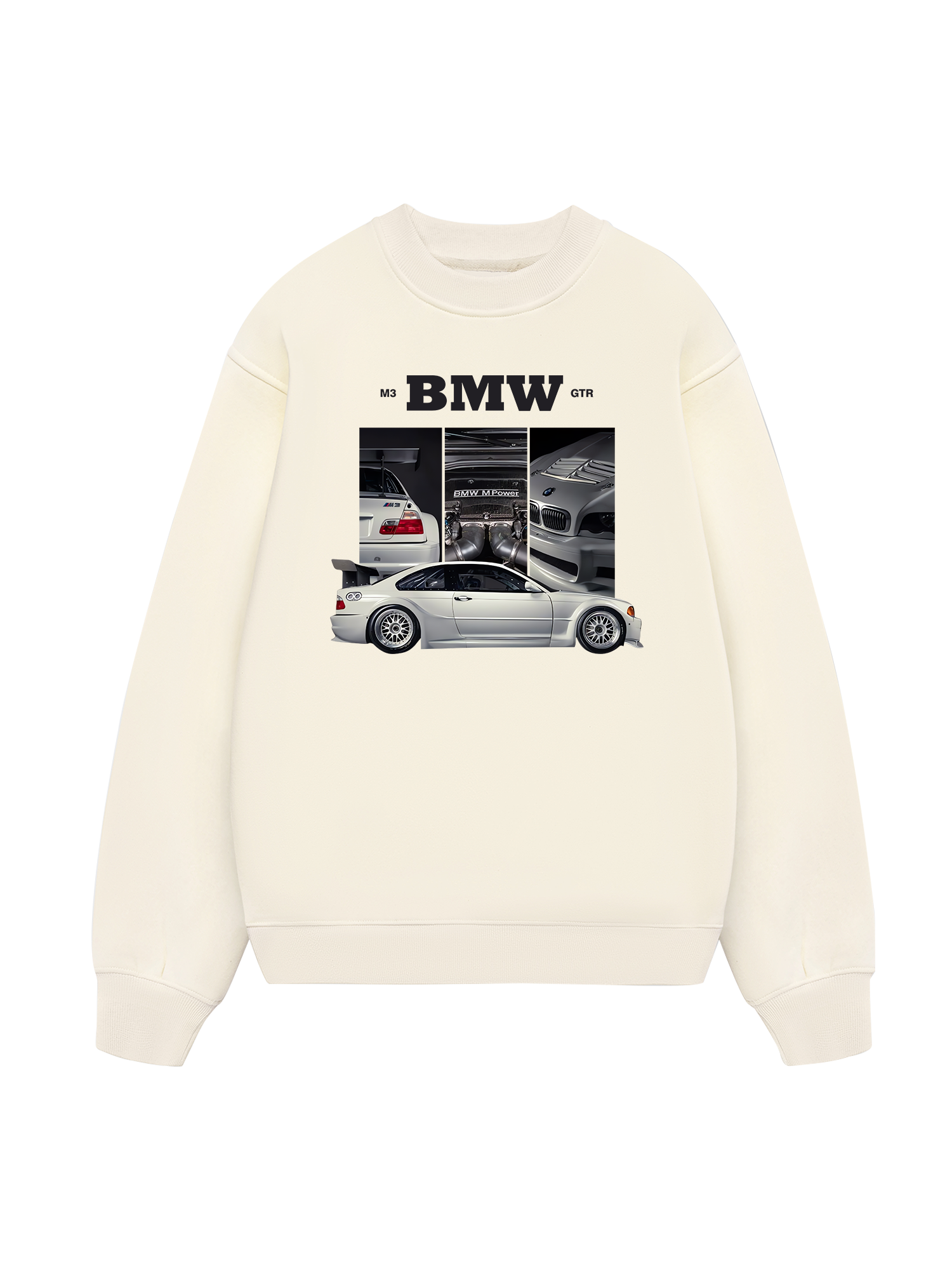 BMW M3 GTR Silver Sweater