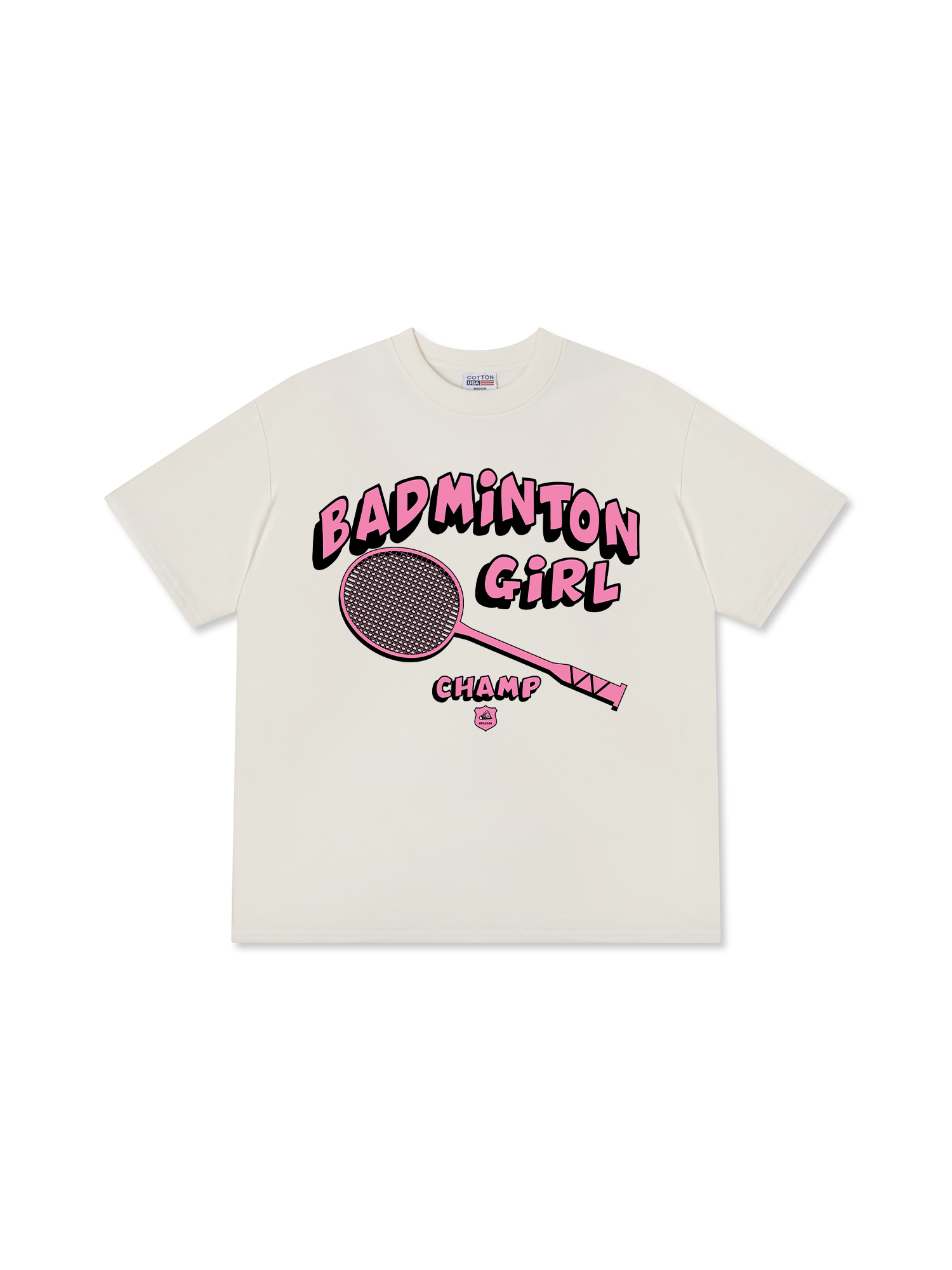 Áo Thun Relaxed Fit Badminton Girl