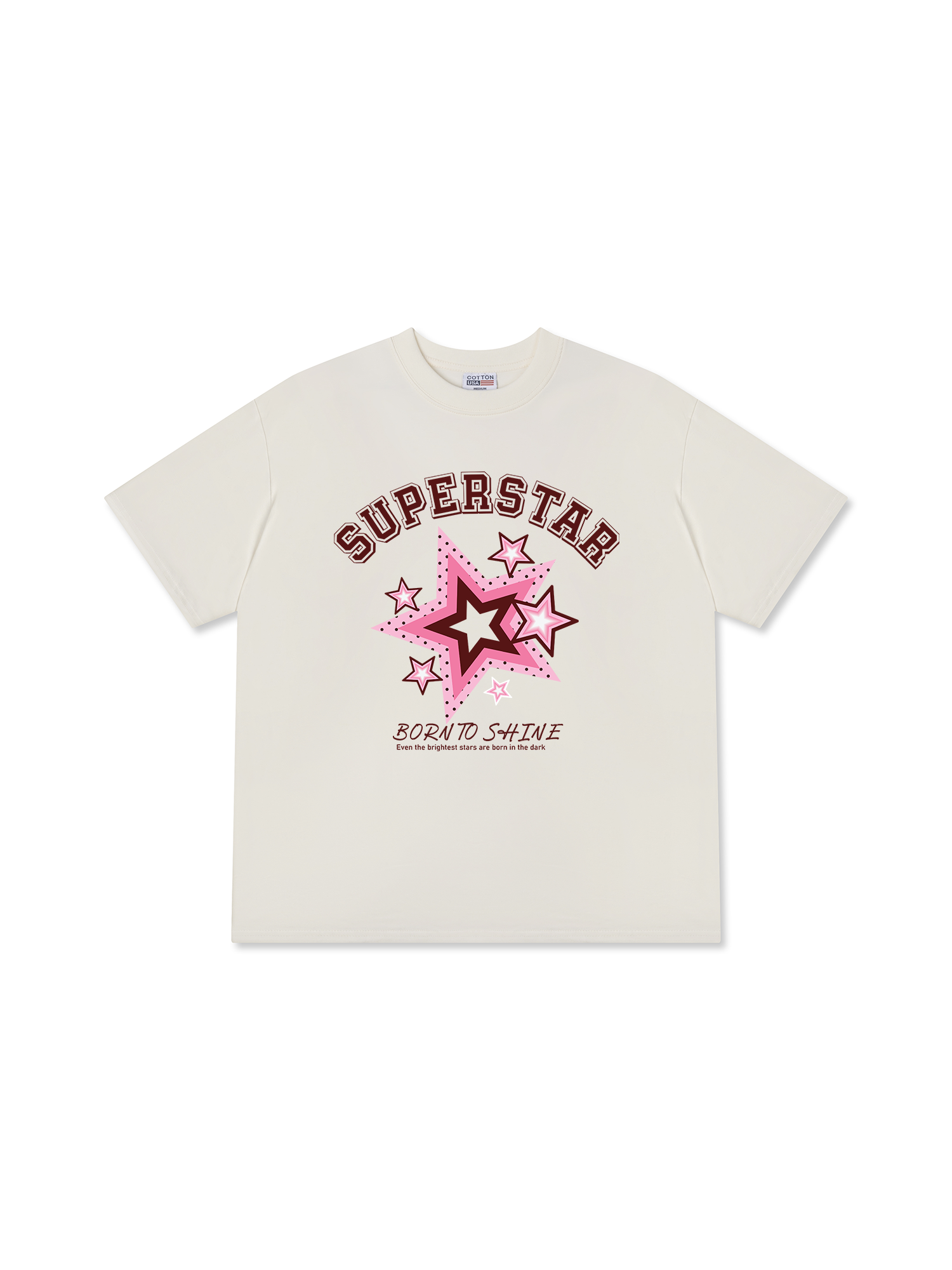 Áo Thun Relaxed Fit Dotty Mood Super Star