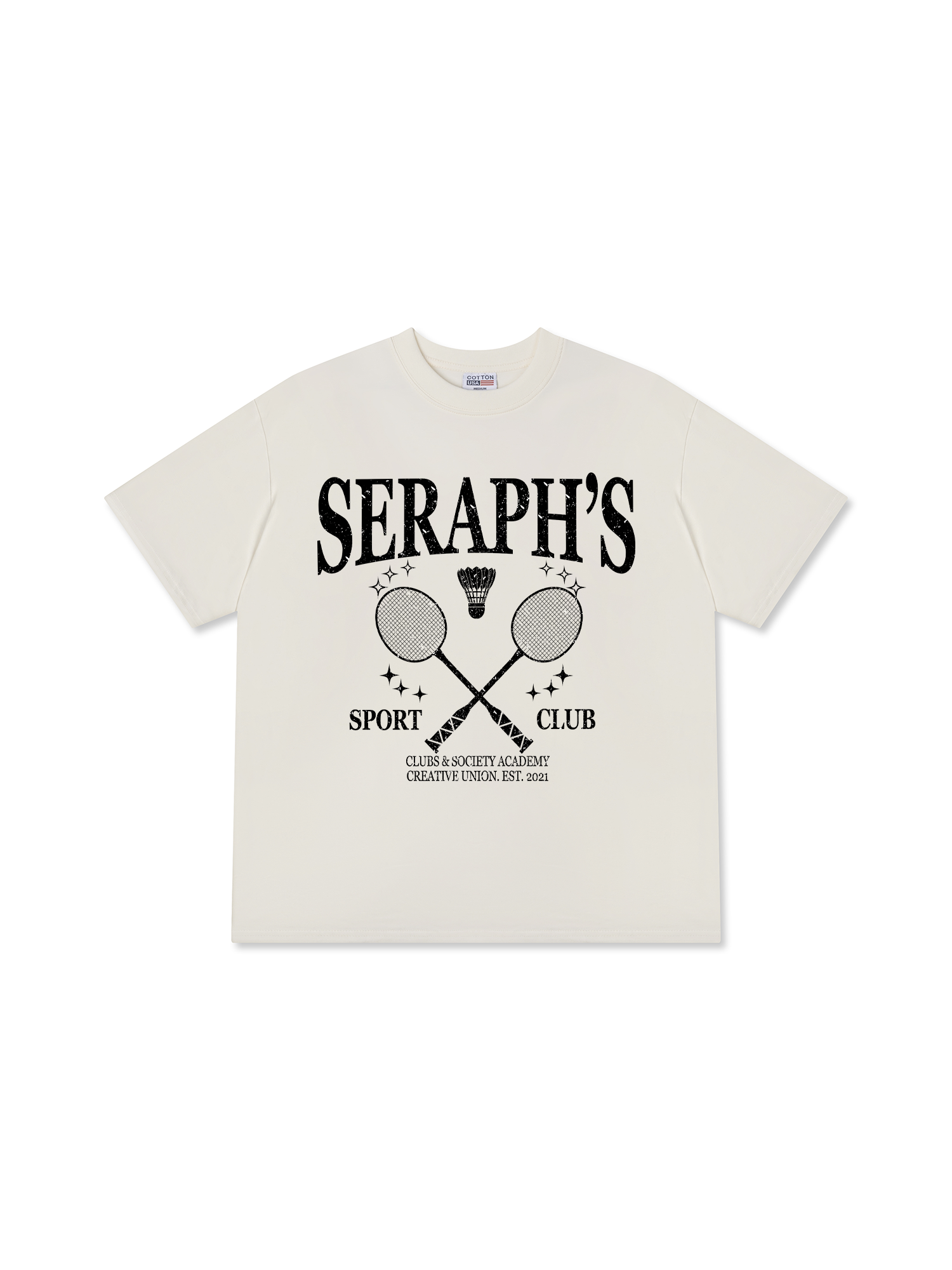 Áo Thun Relaxed Fit Badminton Seraph's