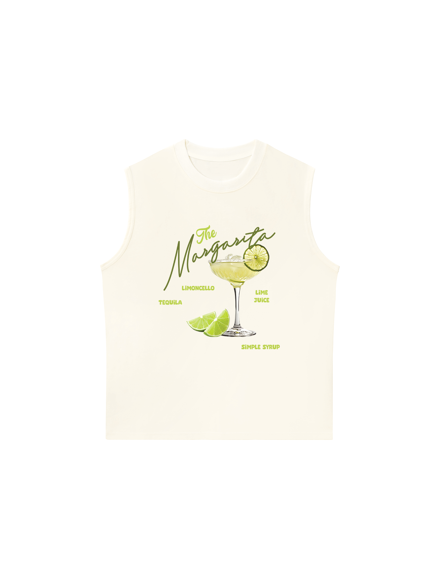 Áo Ba Lỗ Relaxed Fit The Margarita Lime