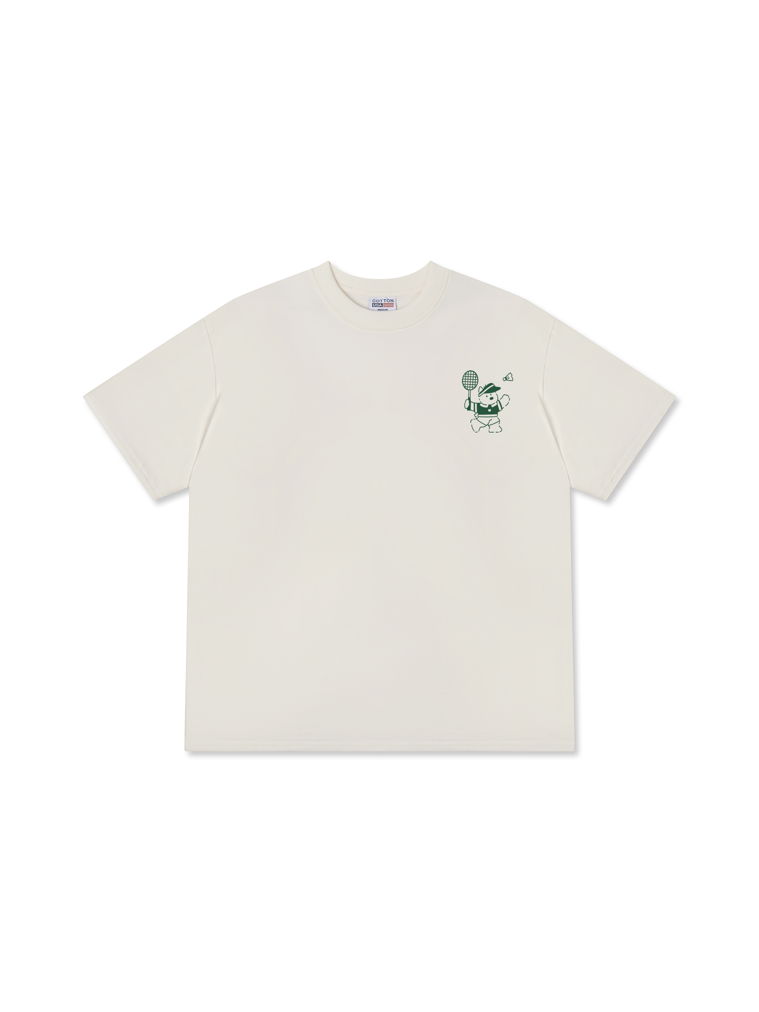 Áo Thun Relaxed Fit Badminton Club Green