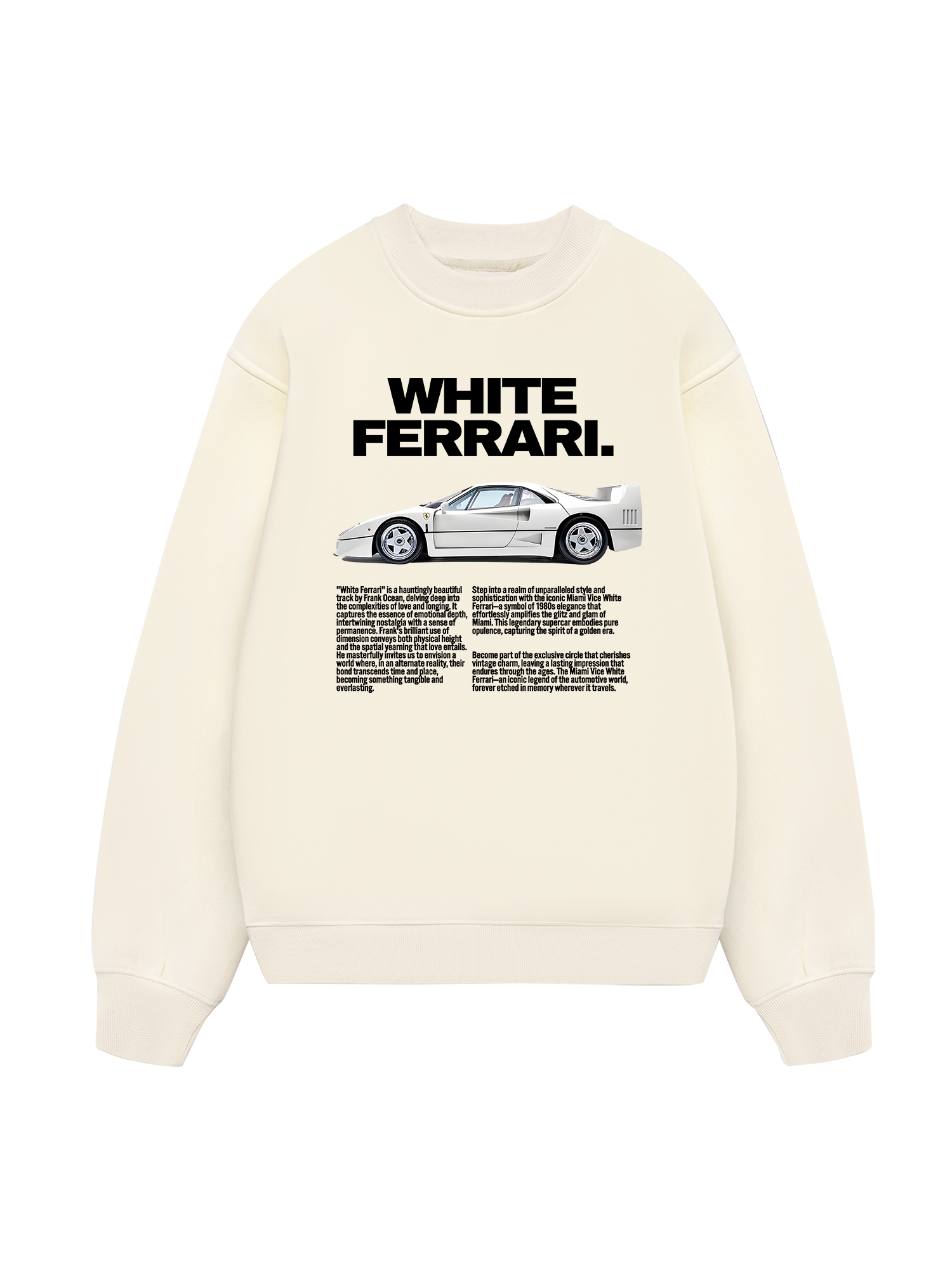 Ferrari White Brilliant Sweater