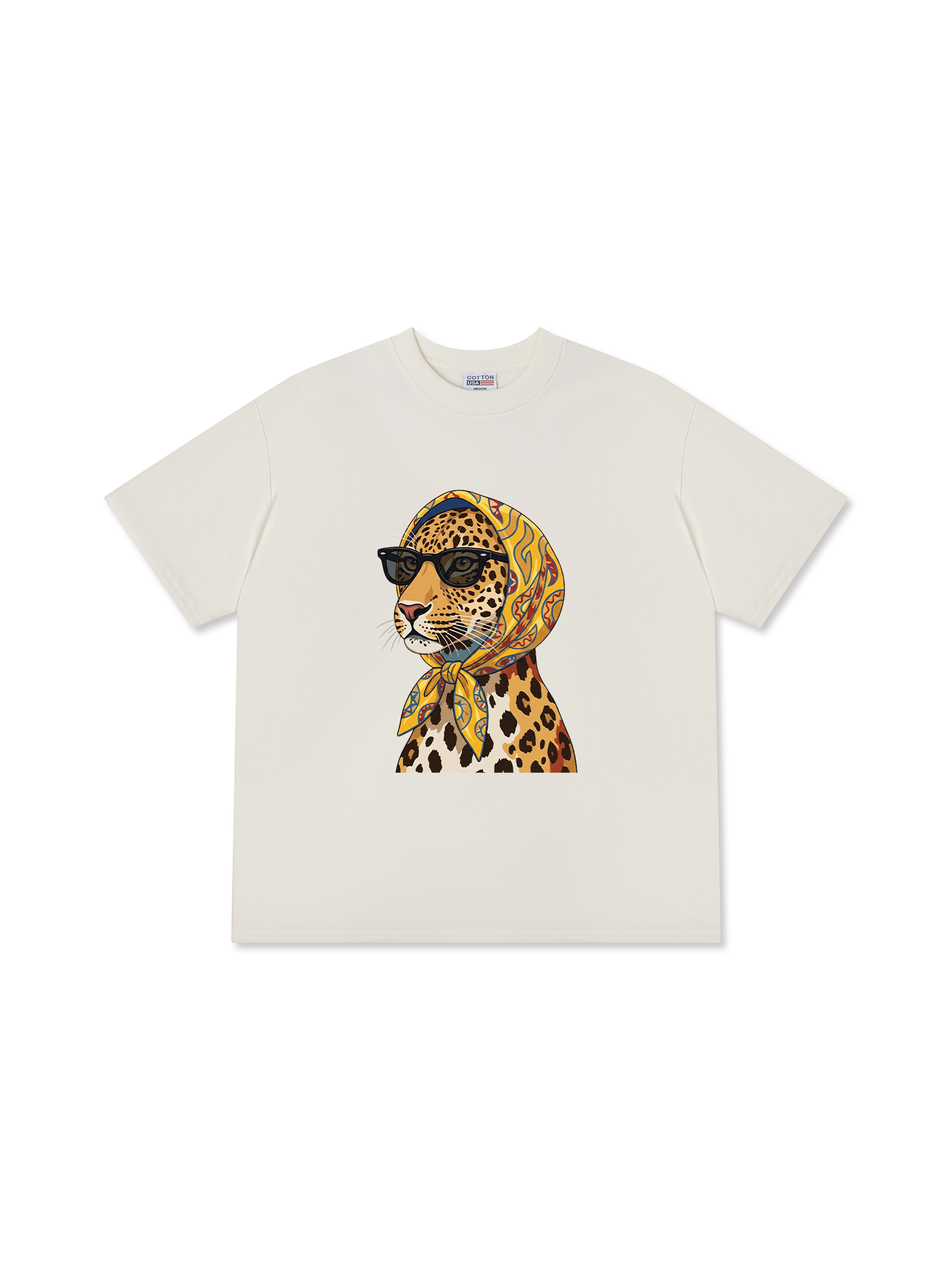 Áo Thun Relaxed Fit Urban Leopard Safari Chic