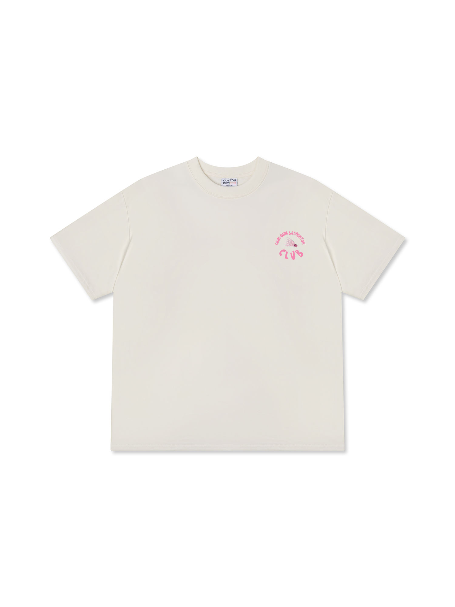 Áo Thun Relaxed Fit Badminton Cool Girl Club
