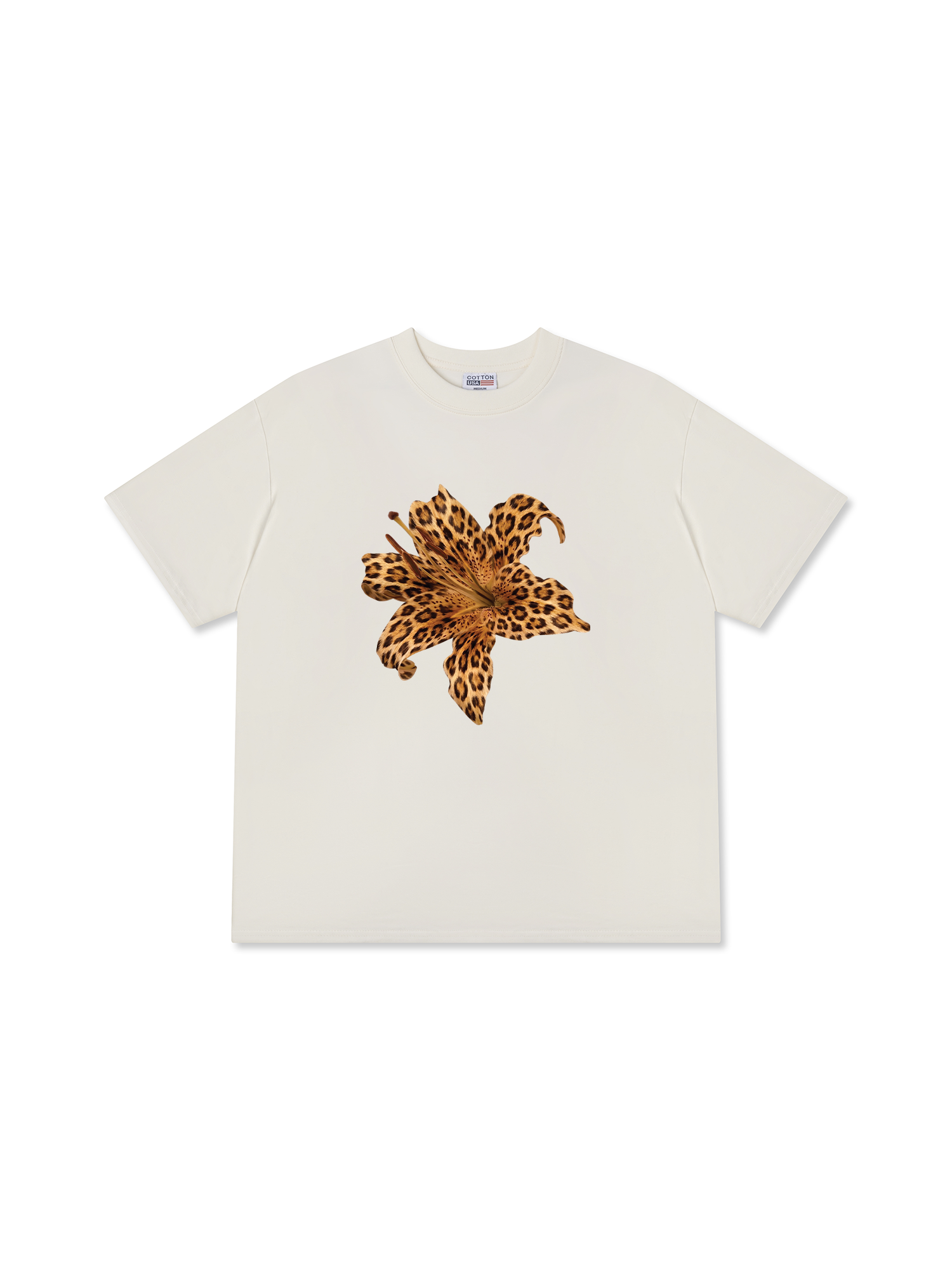 Áo Thun Relaxed Fit Urban Leopard Flower