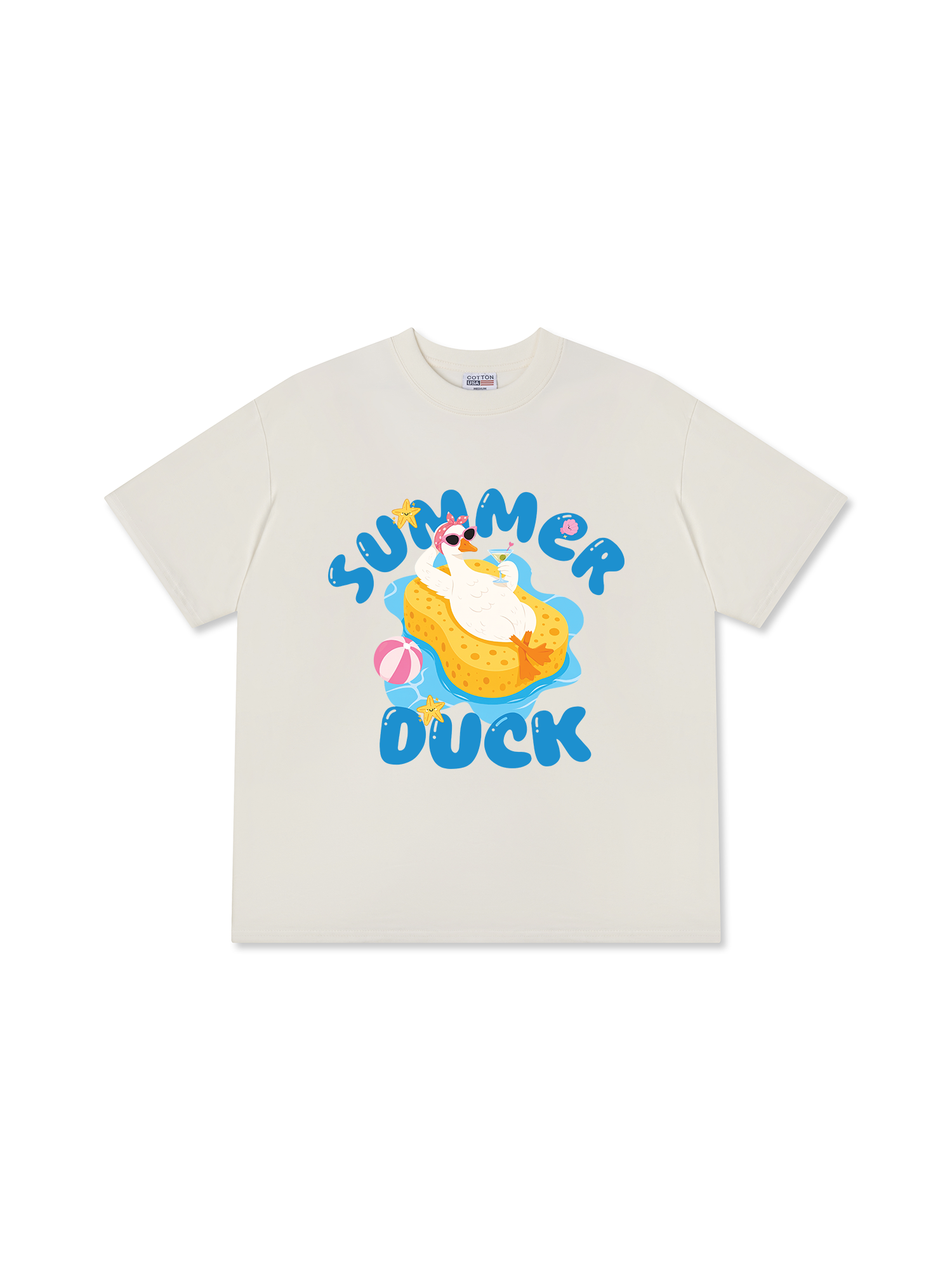 Áo Thun Relaxed Fit Farm Summer Duck