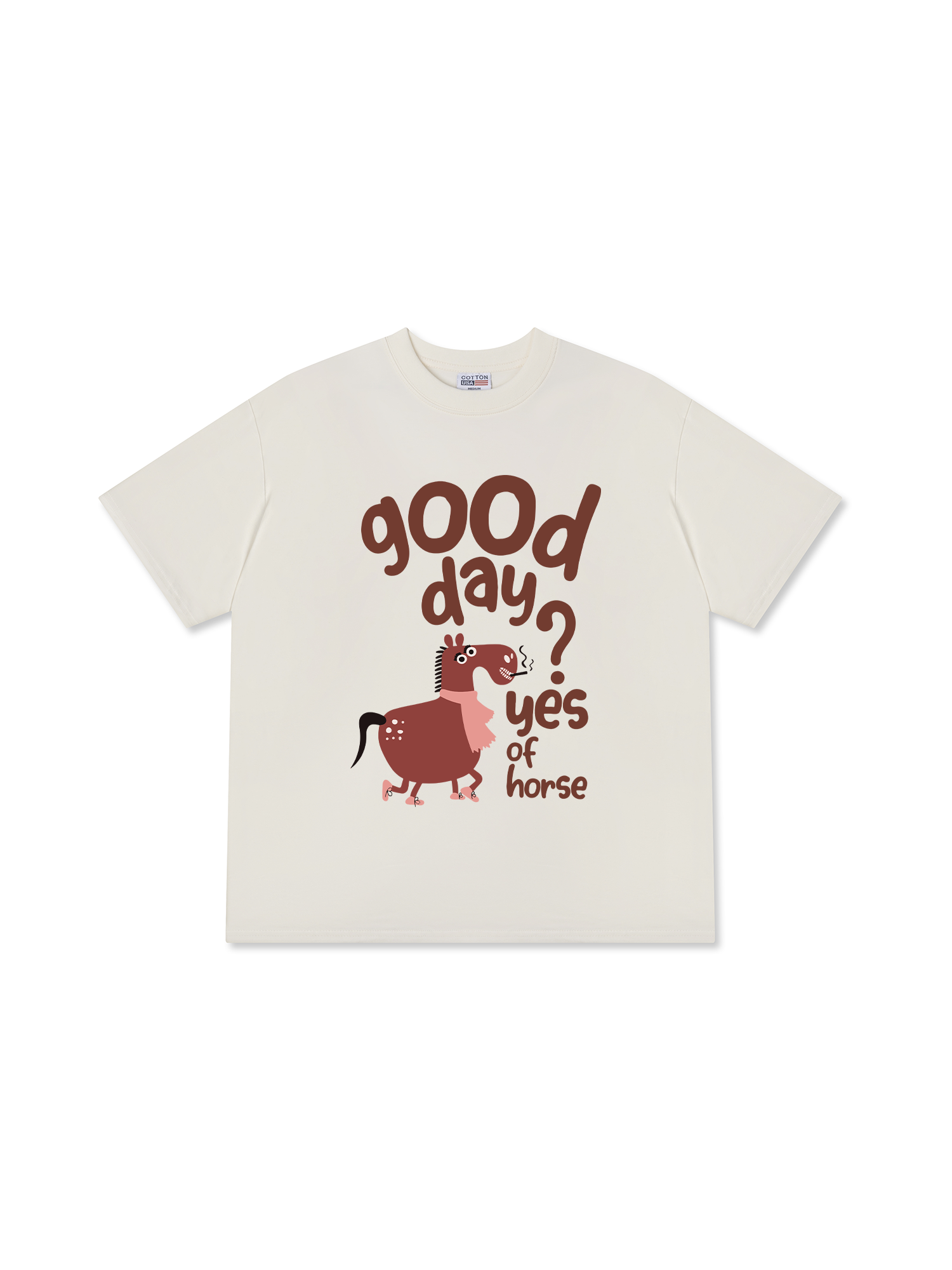 Áo Thun Relaxed Fit Farm Good Day Yes Of Horse