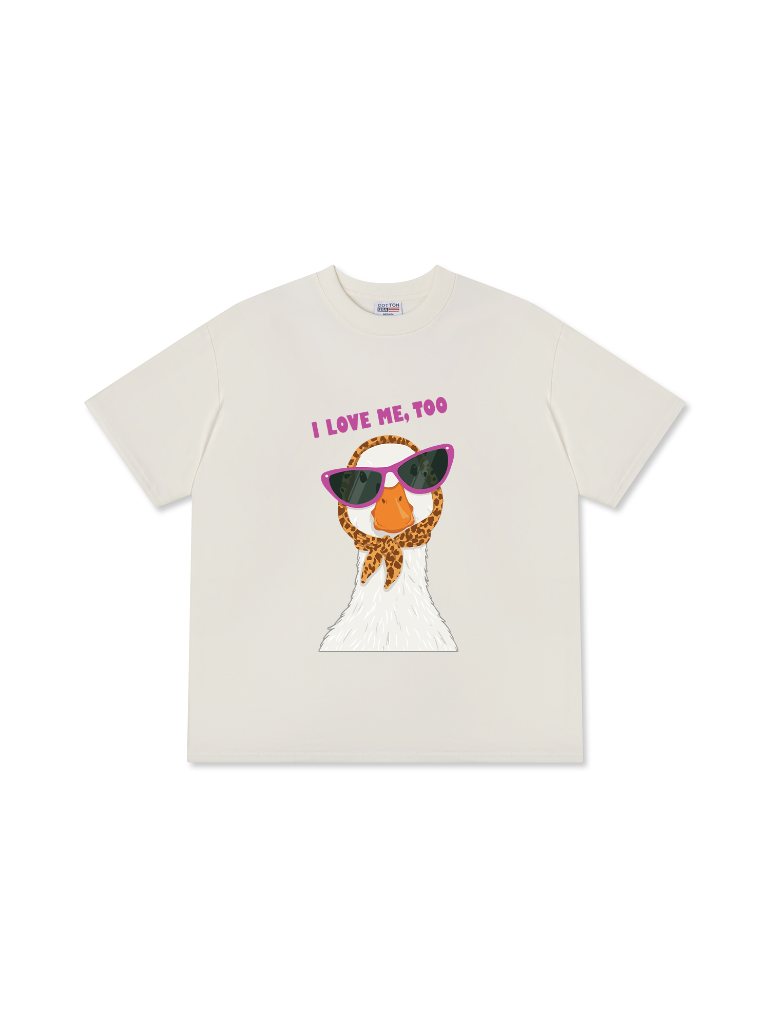 Áo Thun Relaxed Fit Farm Lady Duck I Love Me Too