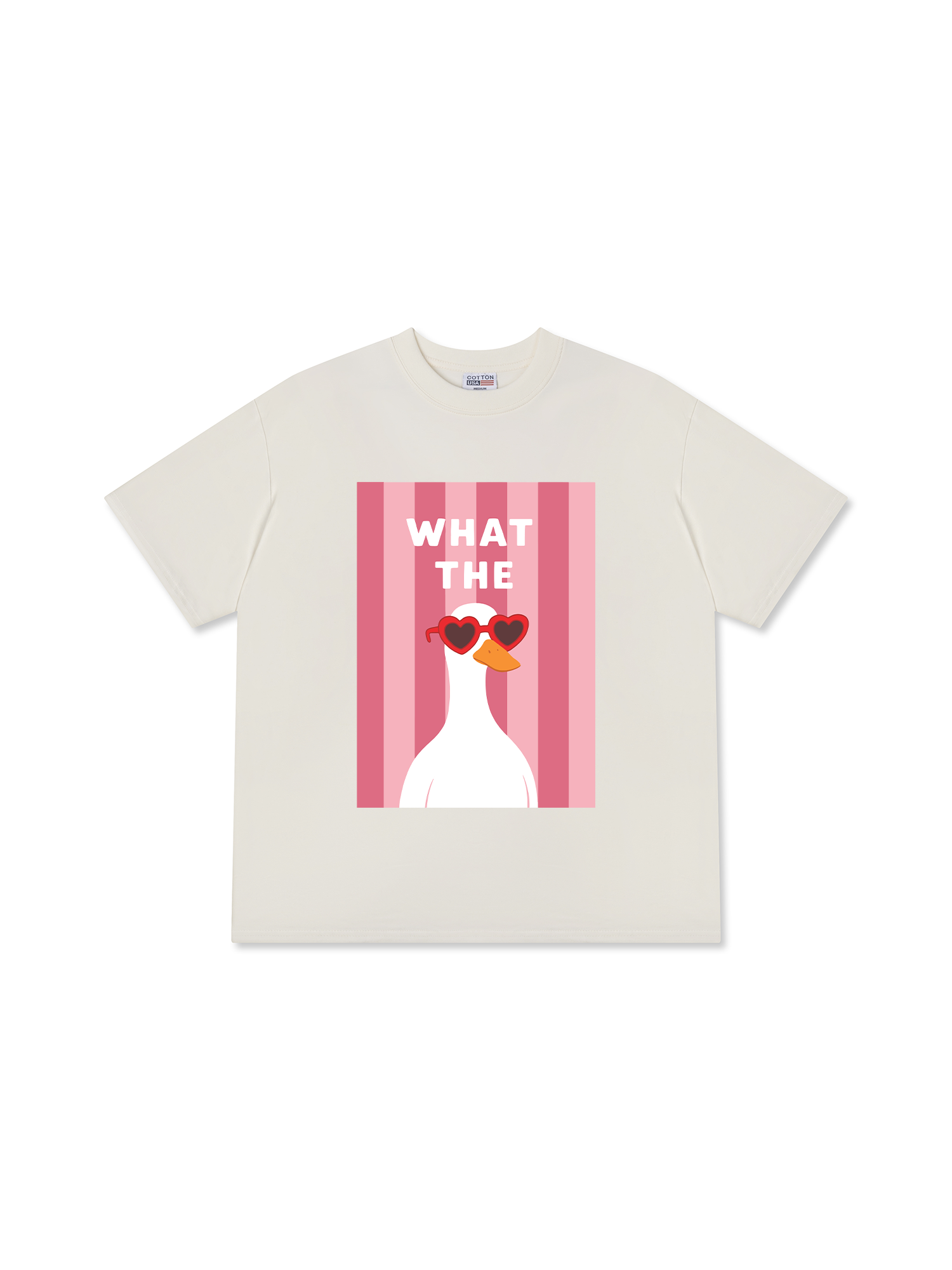Áo Thun Relaxed Fit Farm What The Duck Striped