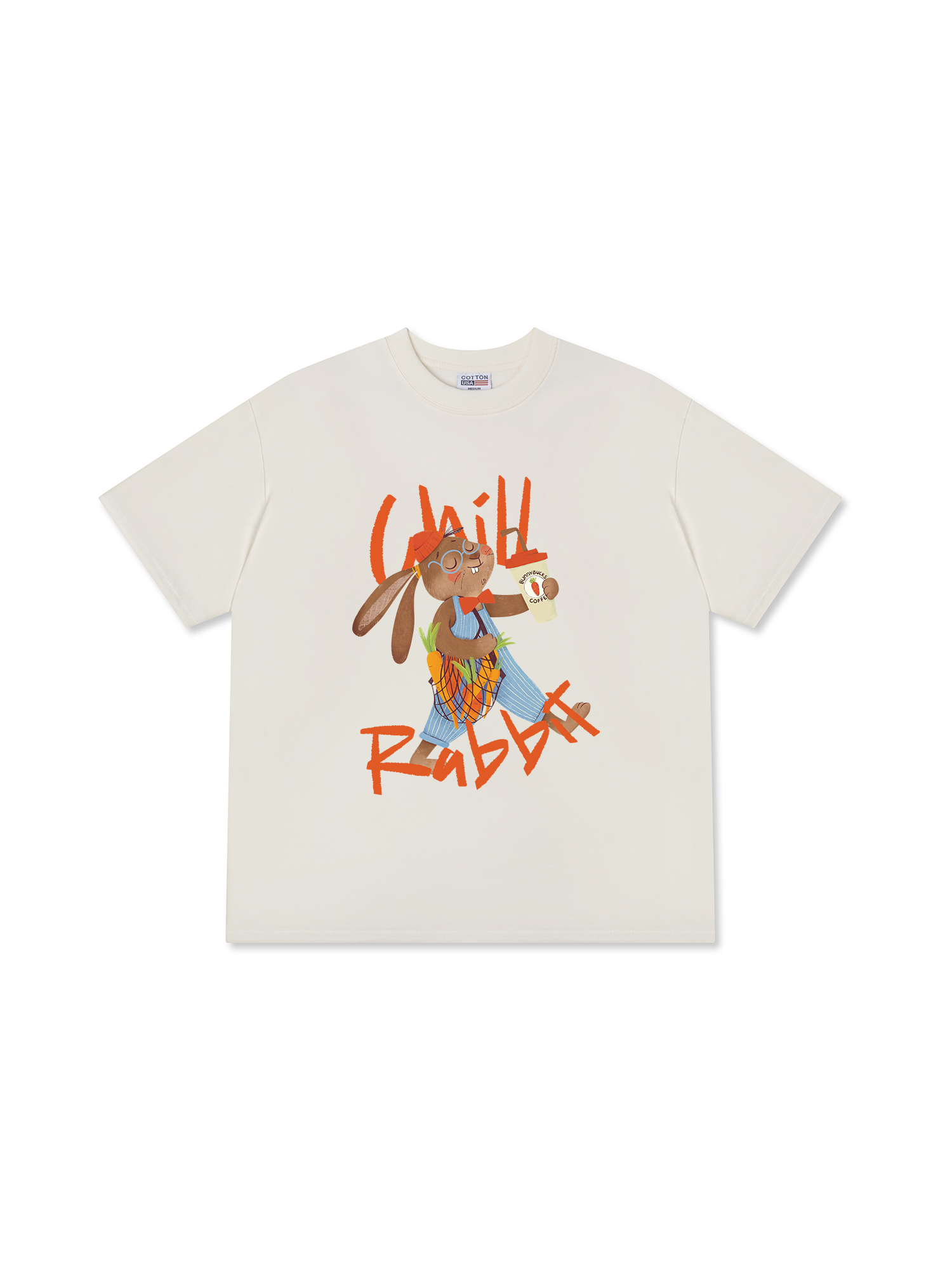 Áo Thun Relaxed Fit Farm Chill Rabbit