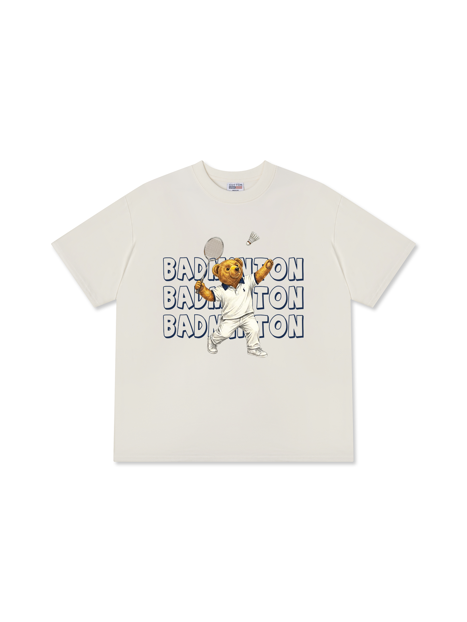 Áo Thun Relaxed Fit Badminton Teddy