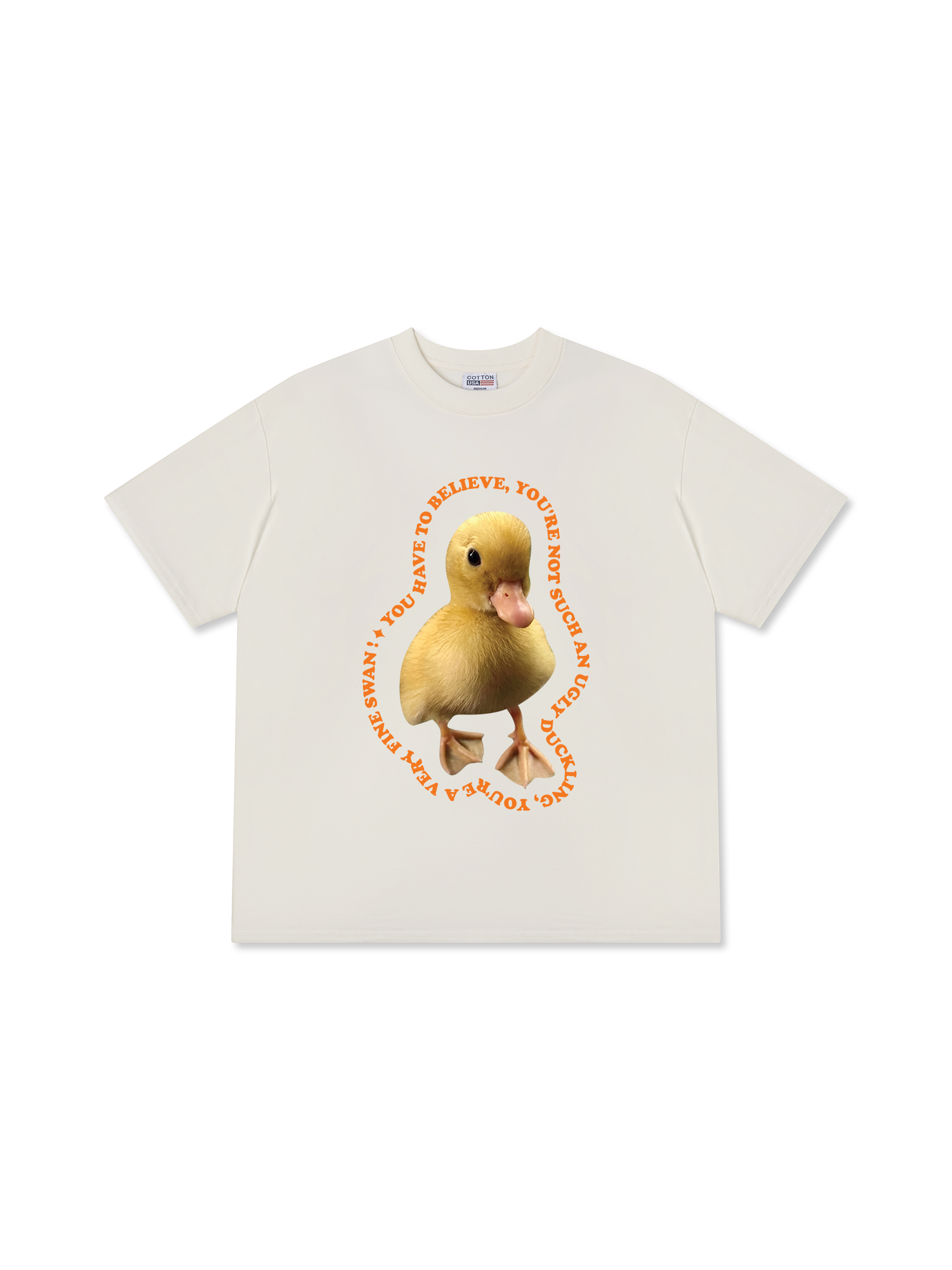 Áo Thun Relaxed Fit Farm Baby Yellow Duck