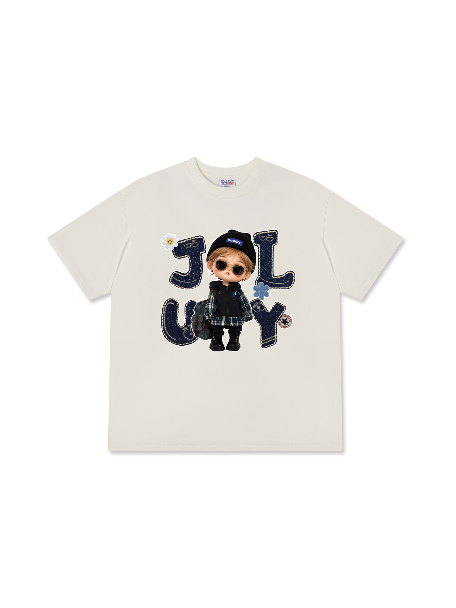 Áo Thun Relaxed Fit Cute Gang July
