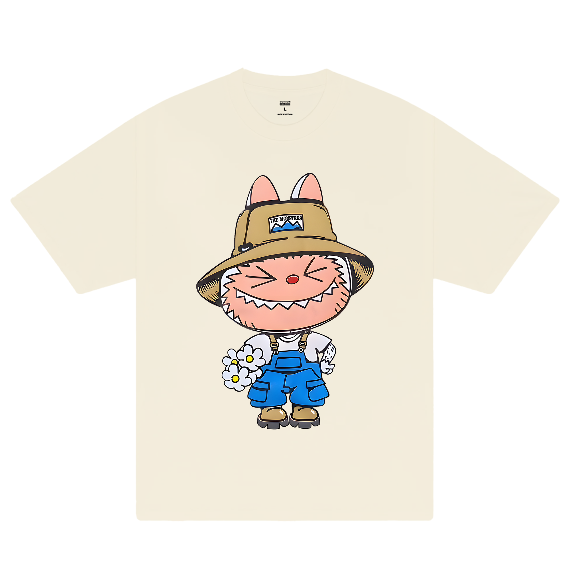 Labubu Farmer Cute Daisy T-Shirt