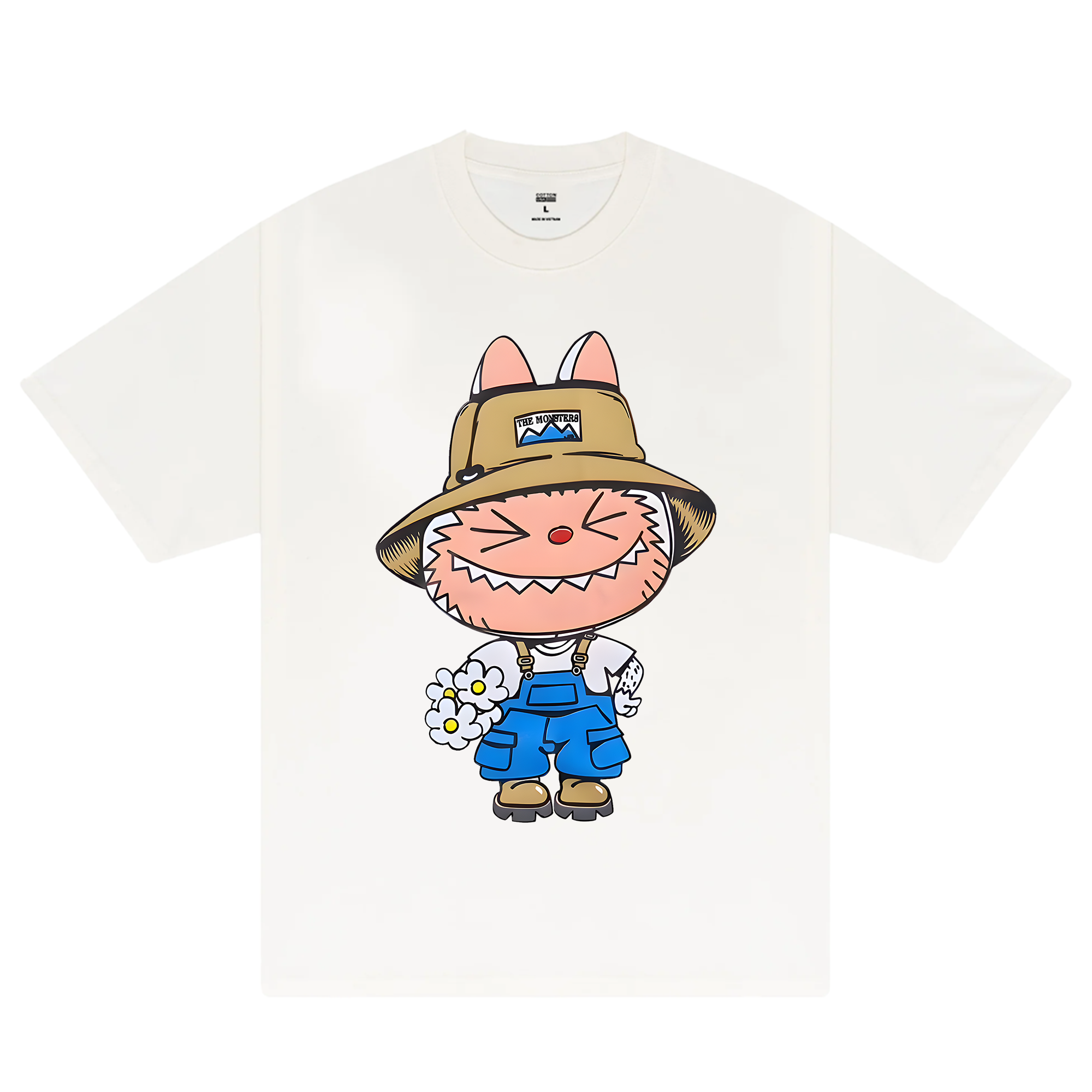 Labubu Farmer Cute Daisy T-Shirt