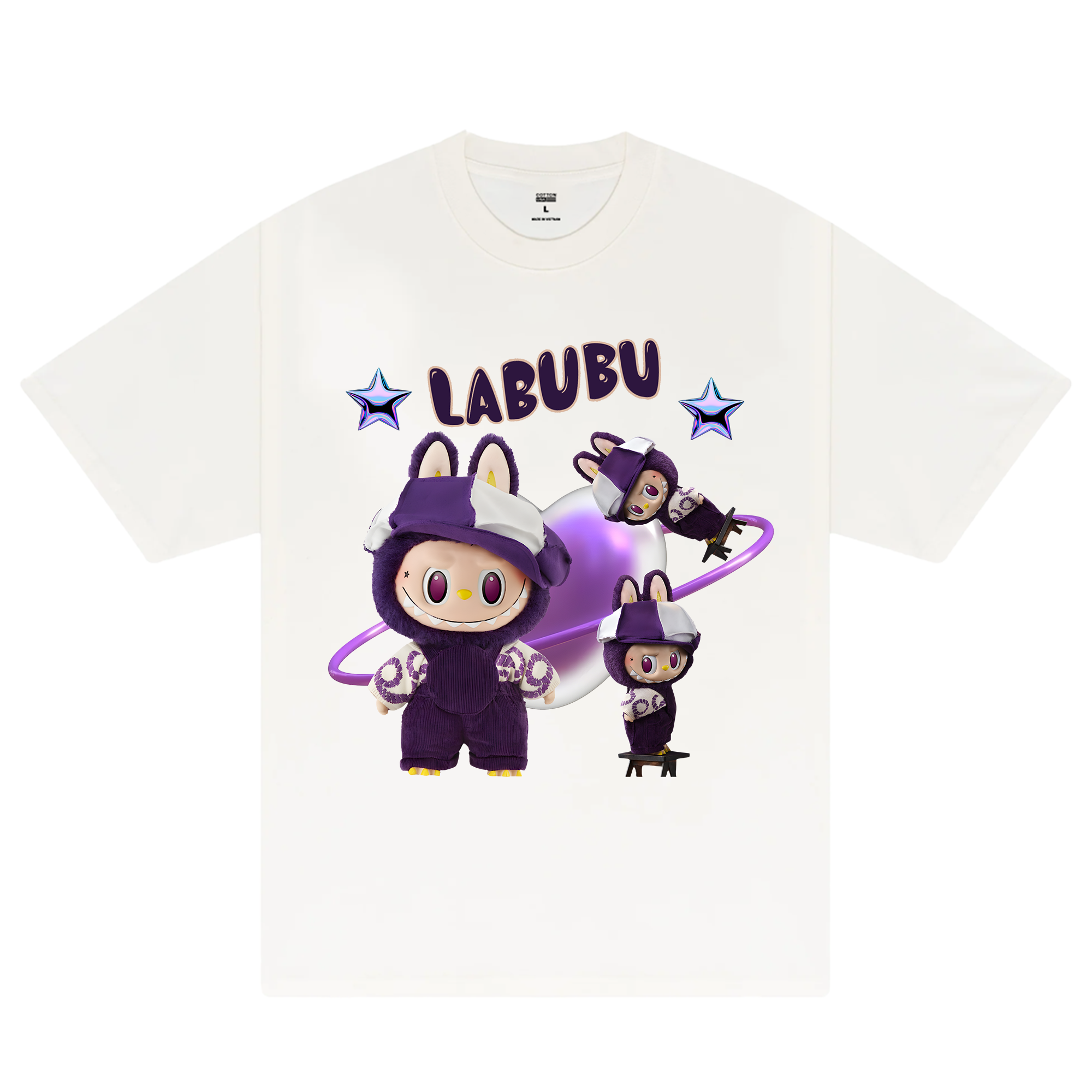 Labubu Purple Planet T-Shirt