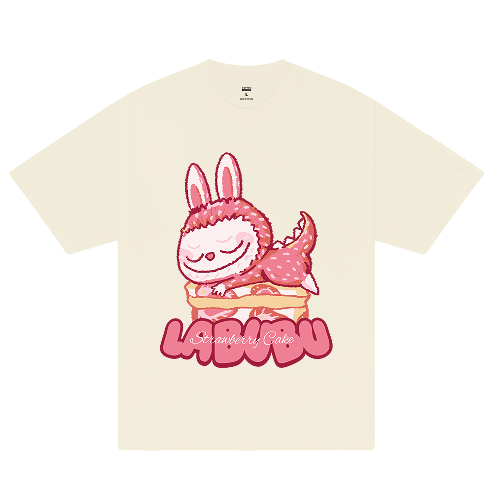 Labubu Strawberry Cake T-Shirt